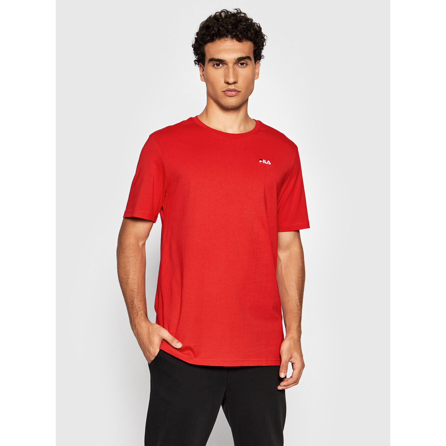 Fila Tricou Edgar 689111 Roșu Regular Fit - Pled.ro