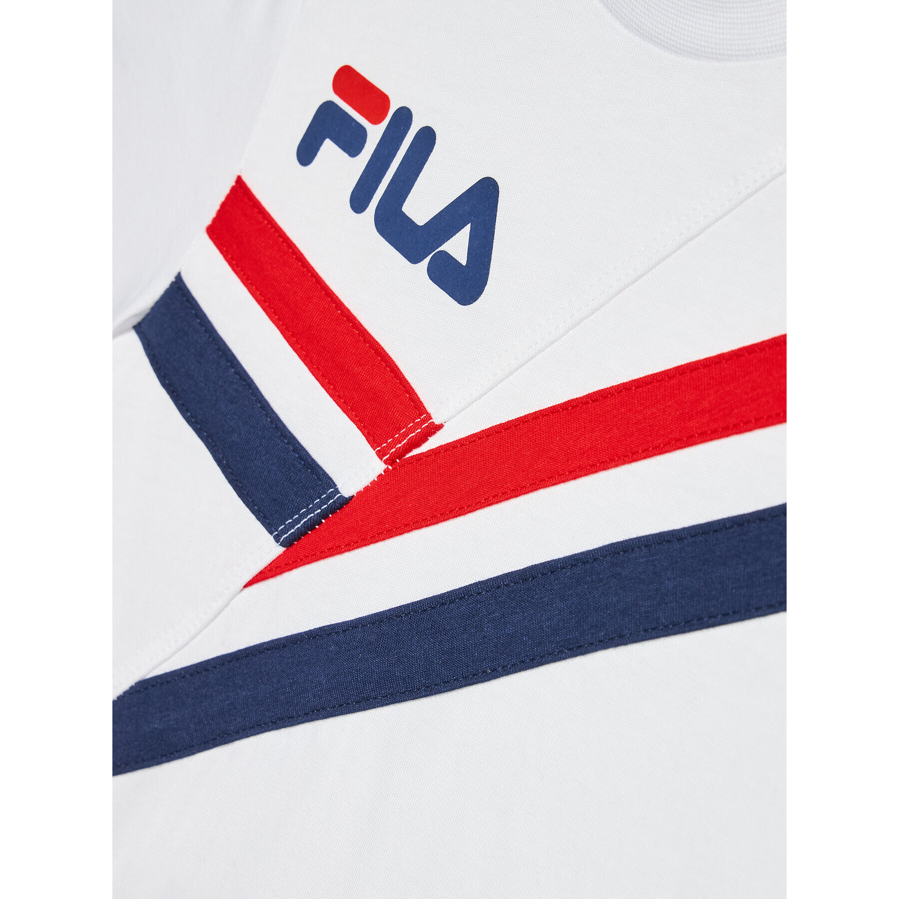 Fila Tricou FAK0084 Alb Regular Fit - Pled.ro