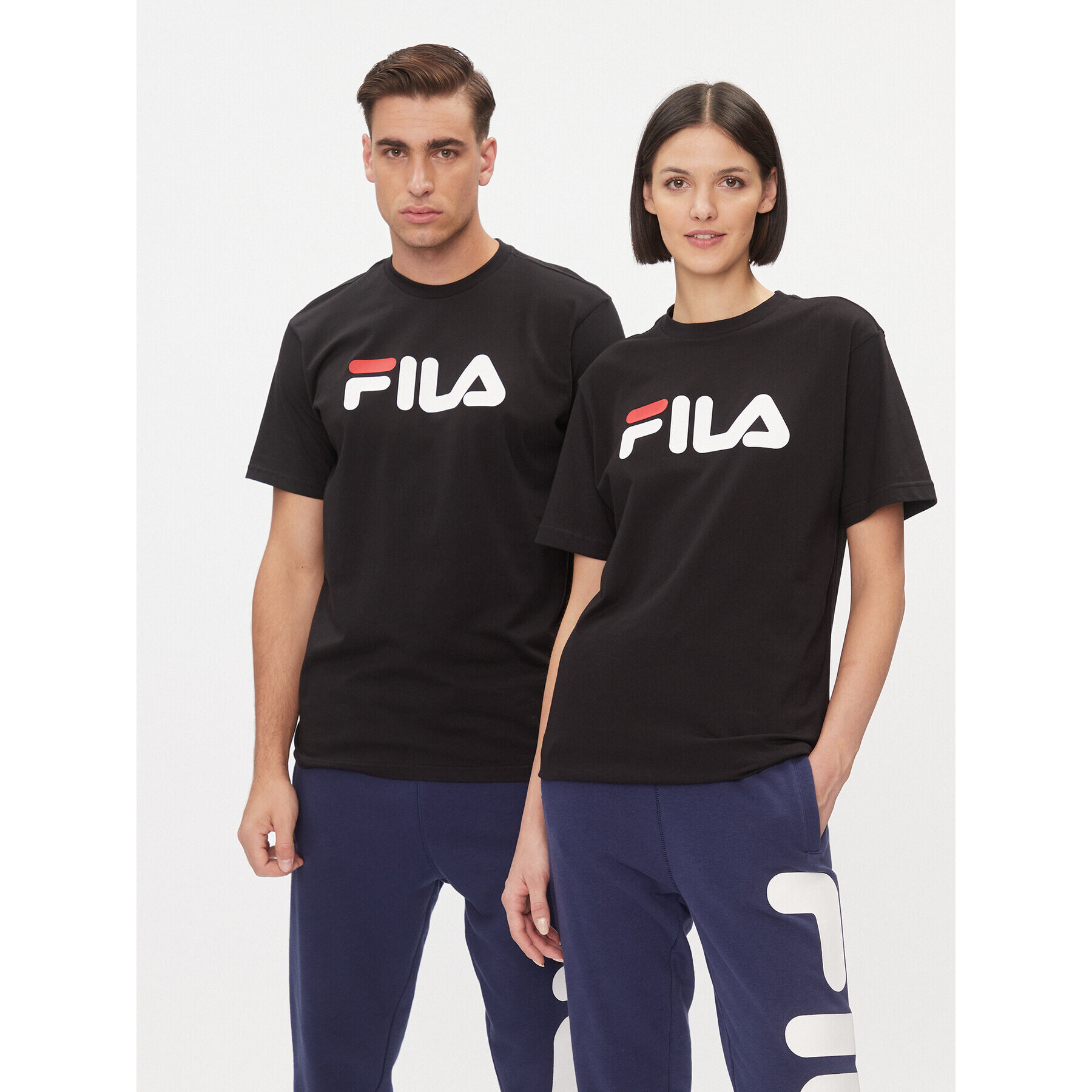 Fila Tricou FAU0067 Negru Regular Fit - Pled.ro