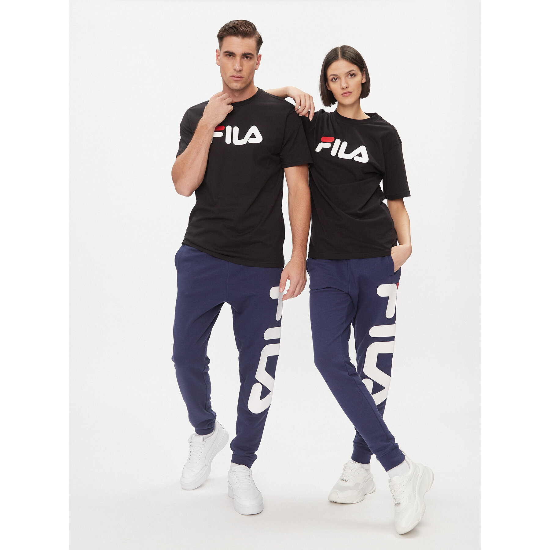 Fila Tricou FAU0067 Negru Regular Fit - Pled.ro