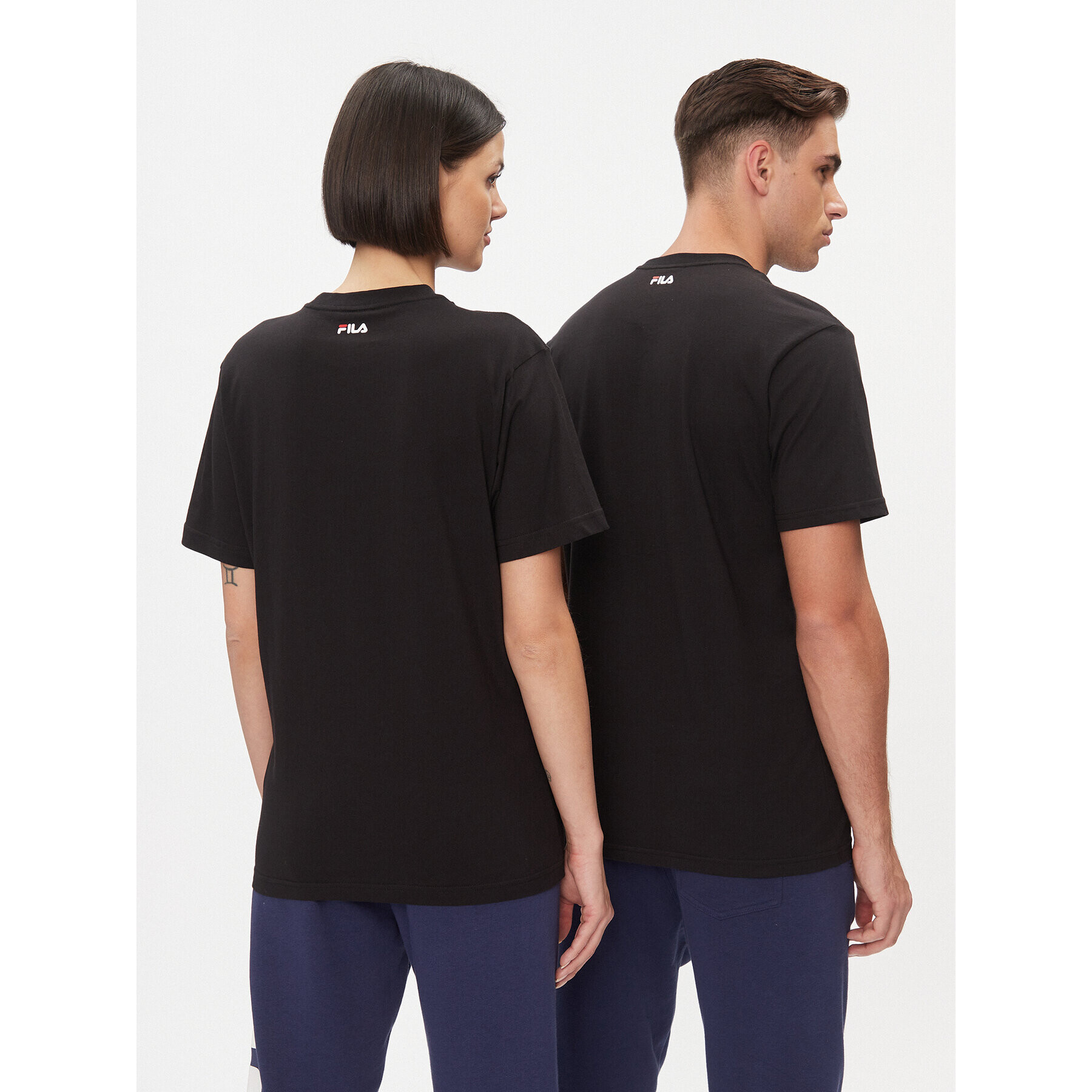 Fila Tricou FAU0067 Negru Regular Fit - Pled.ro