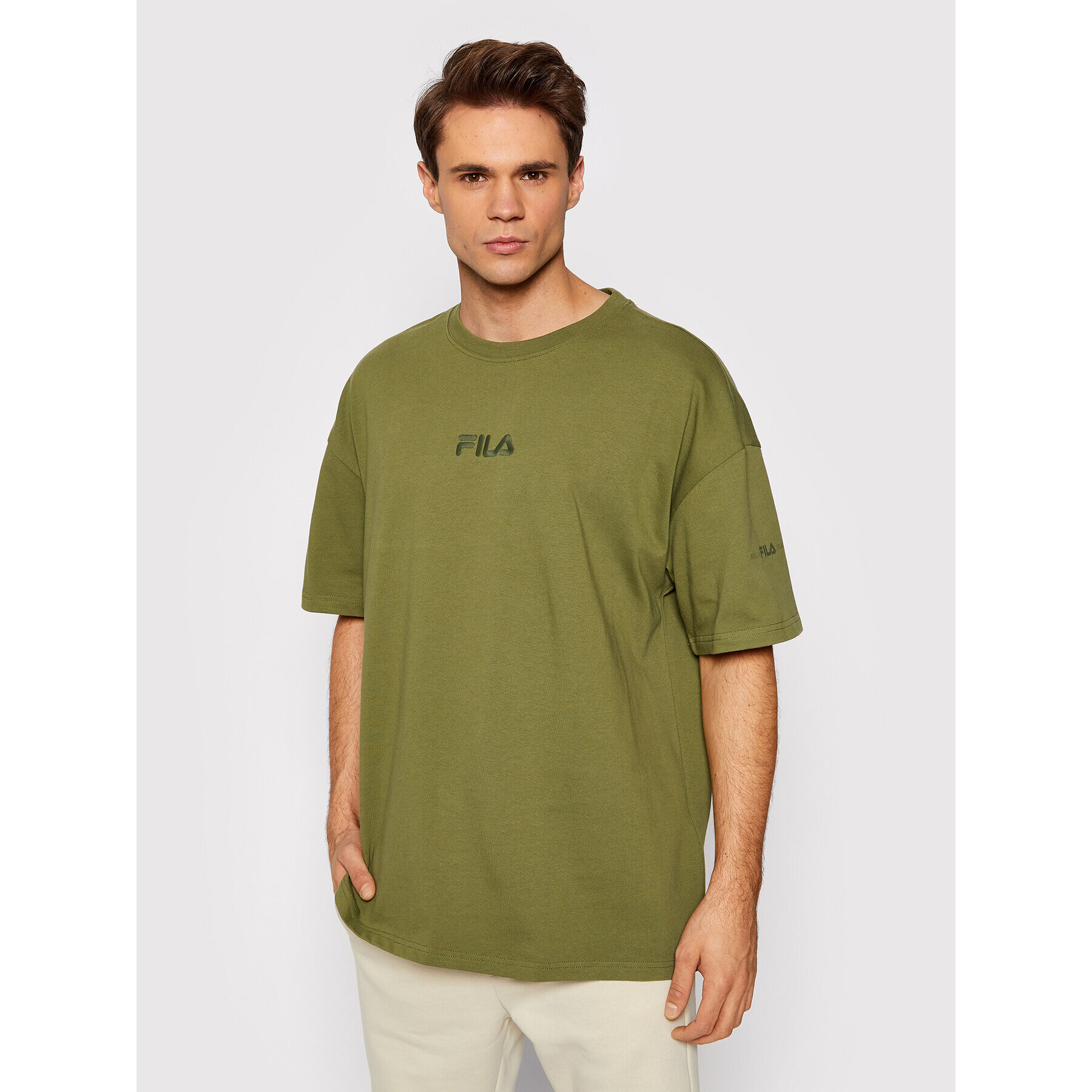 Fila Tricou Jaden 689772 Verde Oversize - Pled.ro