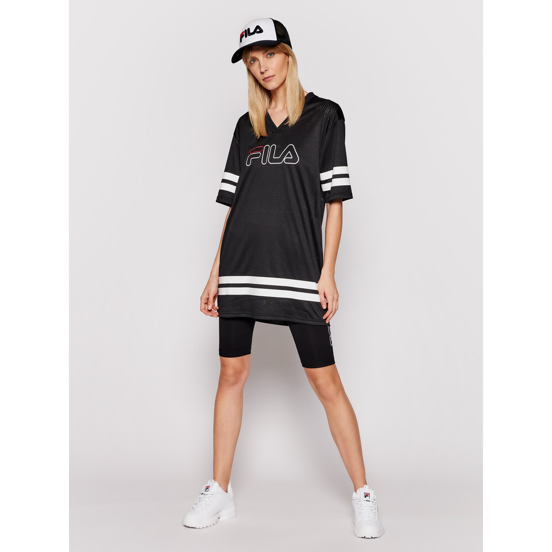 Fila Tricou Jala 683299 Negru Oversize - Pled.ro