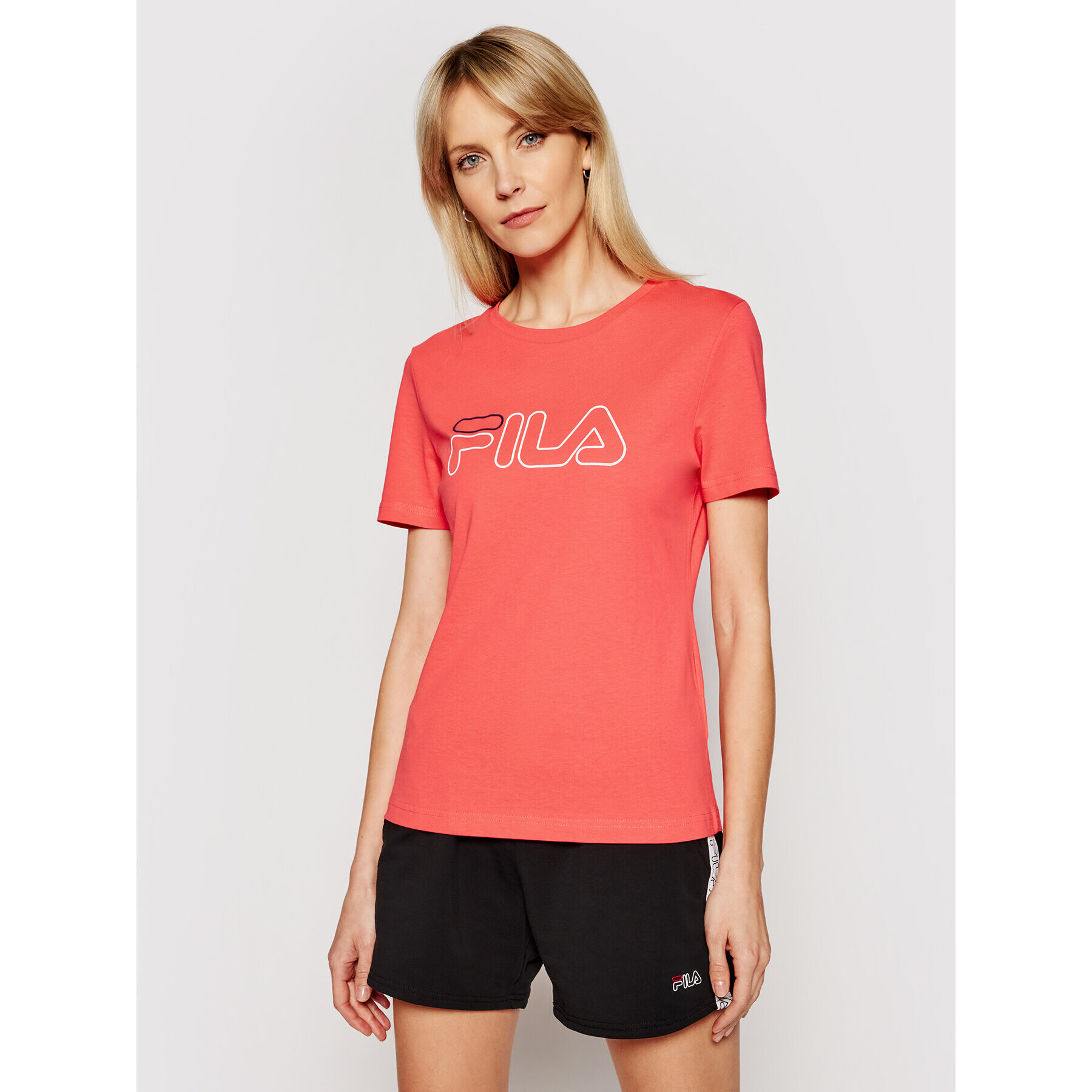 Fila Tricou Ladan 683179 Portocaliu Regular Fit - Pled.ro