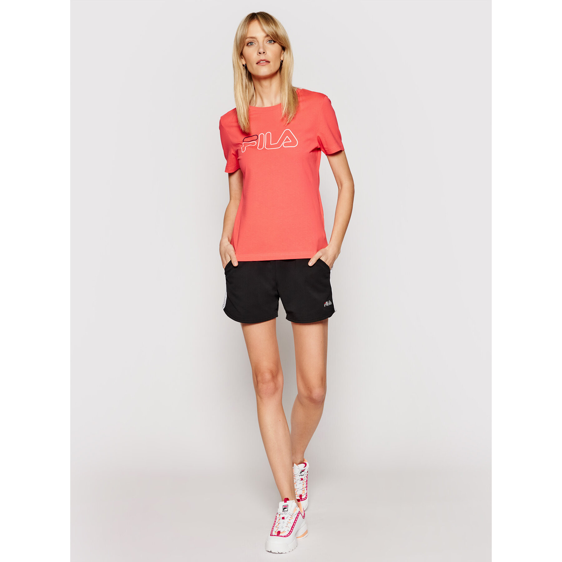 Fila Tricou Ladan 683179 Portocaliu Regular Fit - Pled.ro