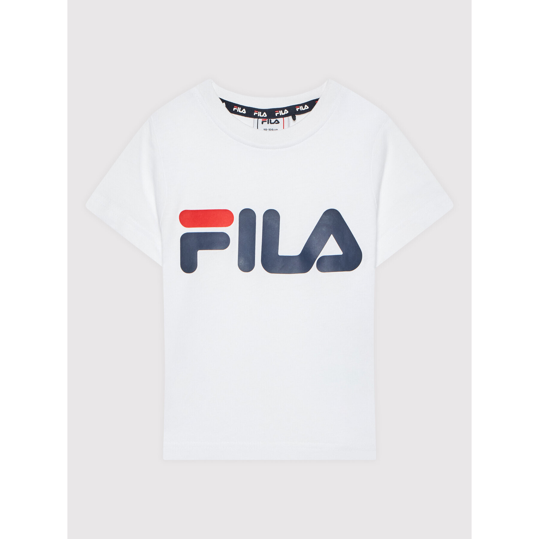 Fila Tricou Lea 689178 Alb Regular Fit - Pled.ro