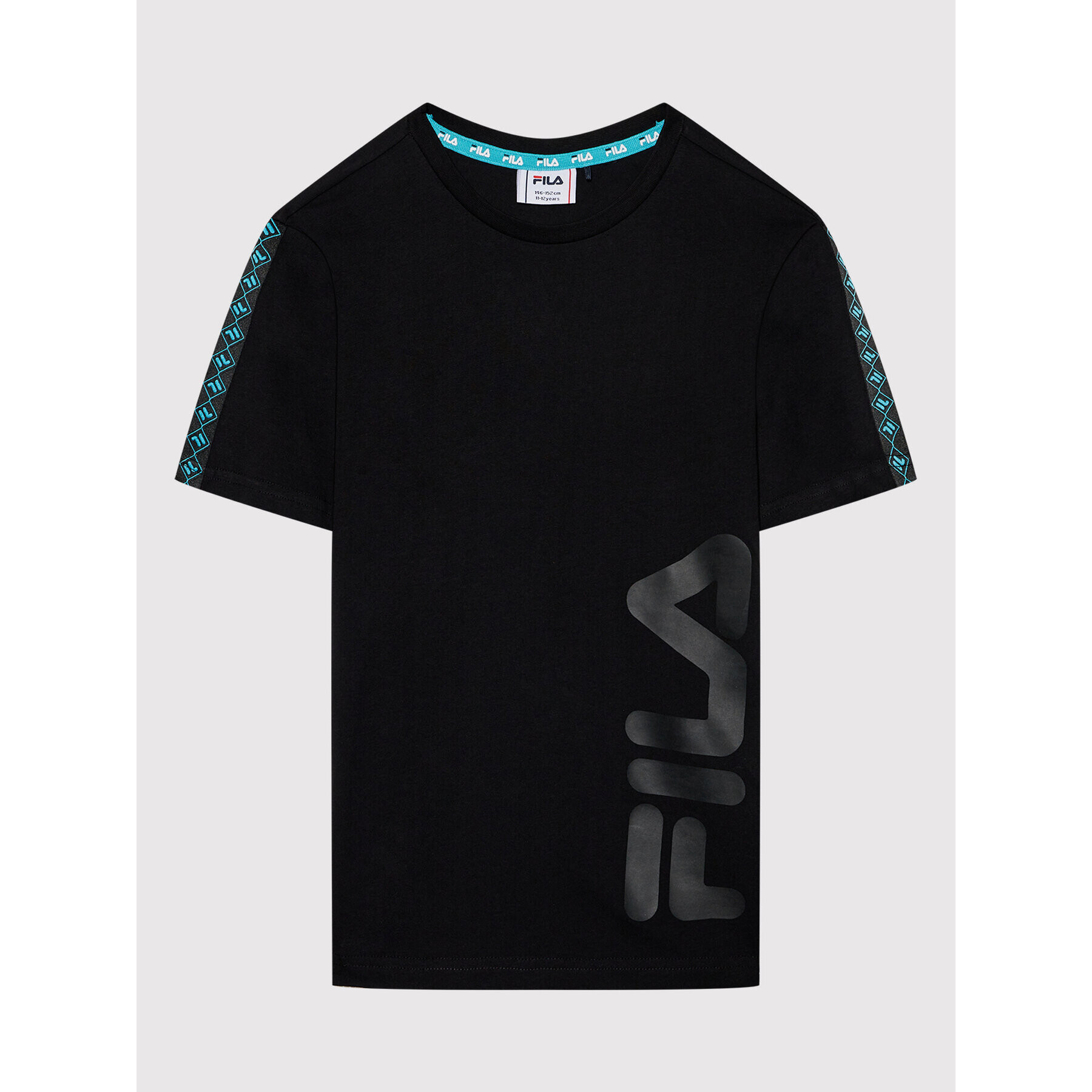 Fila Tricou Levi 689070 Negru Regular Fit - Pled.ro