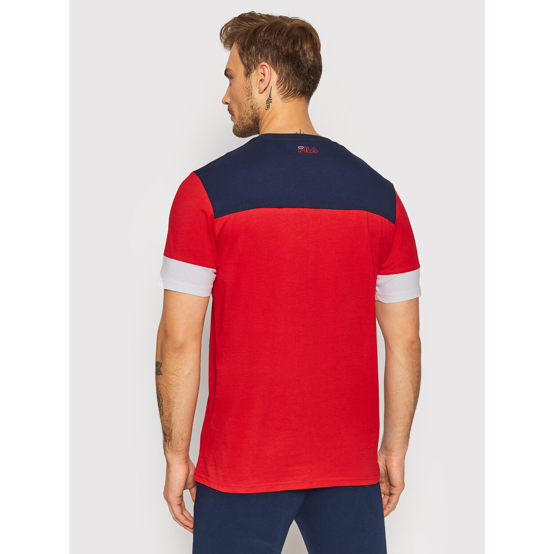 Fila Tricou Pagan Blocked 683456 Colorat Regular Fit - Pled.ro