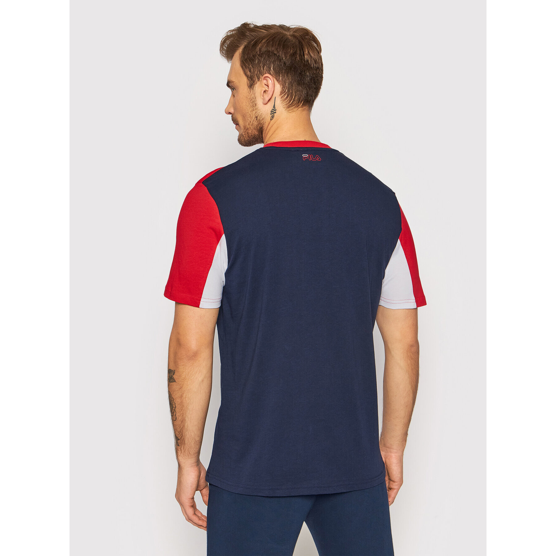 Fila Tricou Paton Blocked 683451 Colorat Regular Fit - Pled.ro