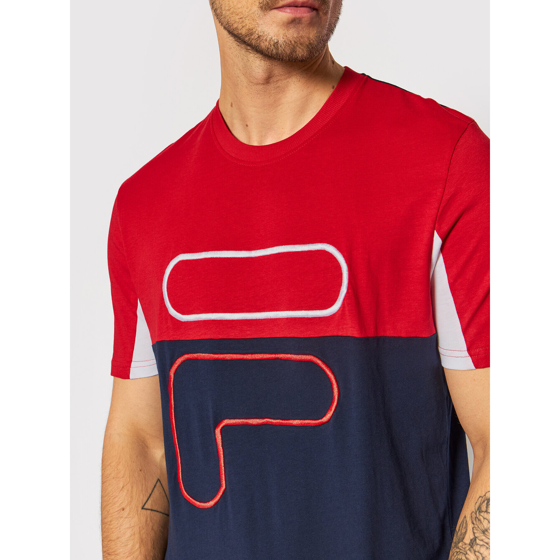 Fila Tricou Paton Blocked 683451 Colorat Regular Fit - Pled.ro