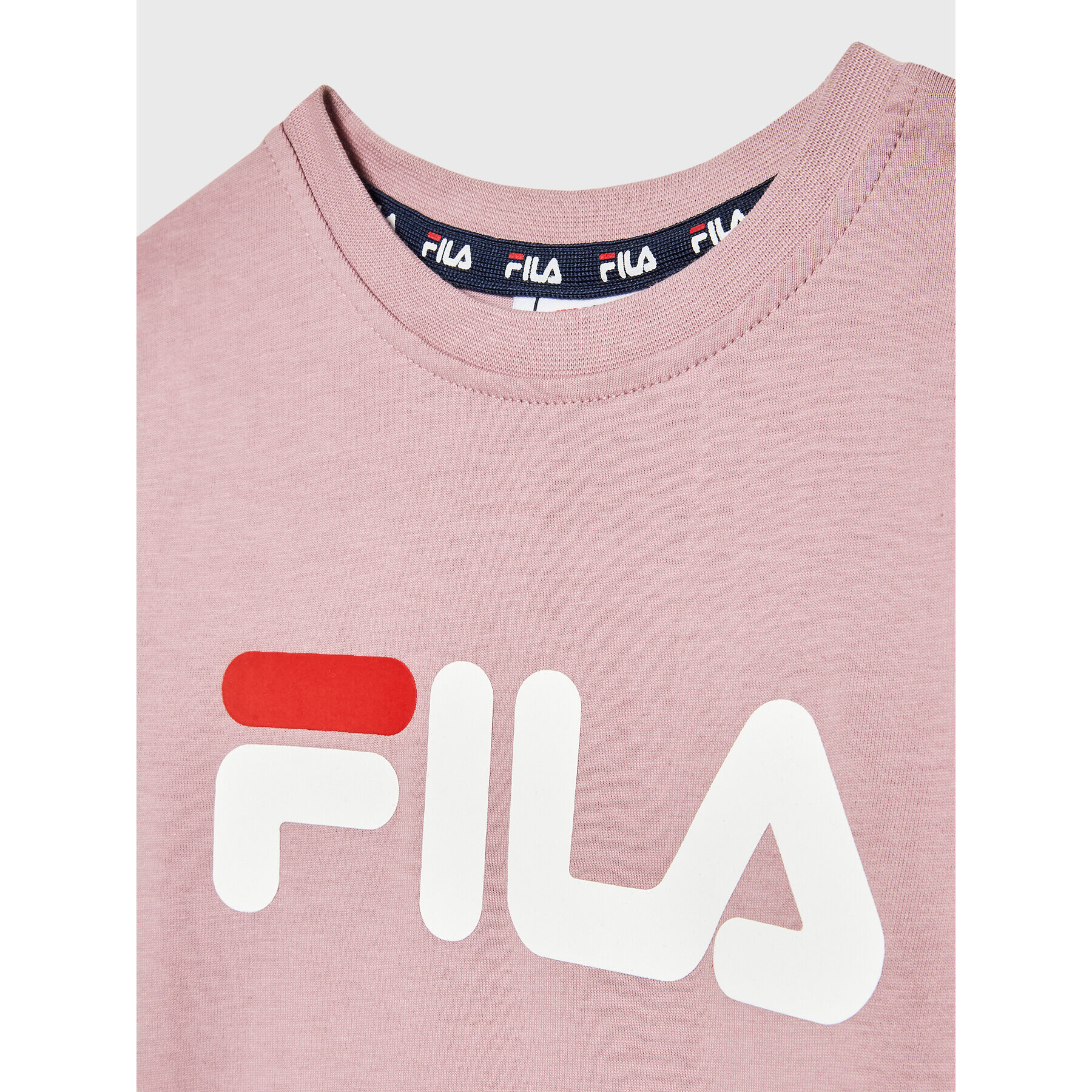 Fila Tricou Sala Logo FAK0089 Roz Regular Fit - Pled.ro