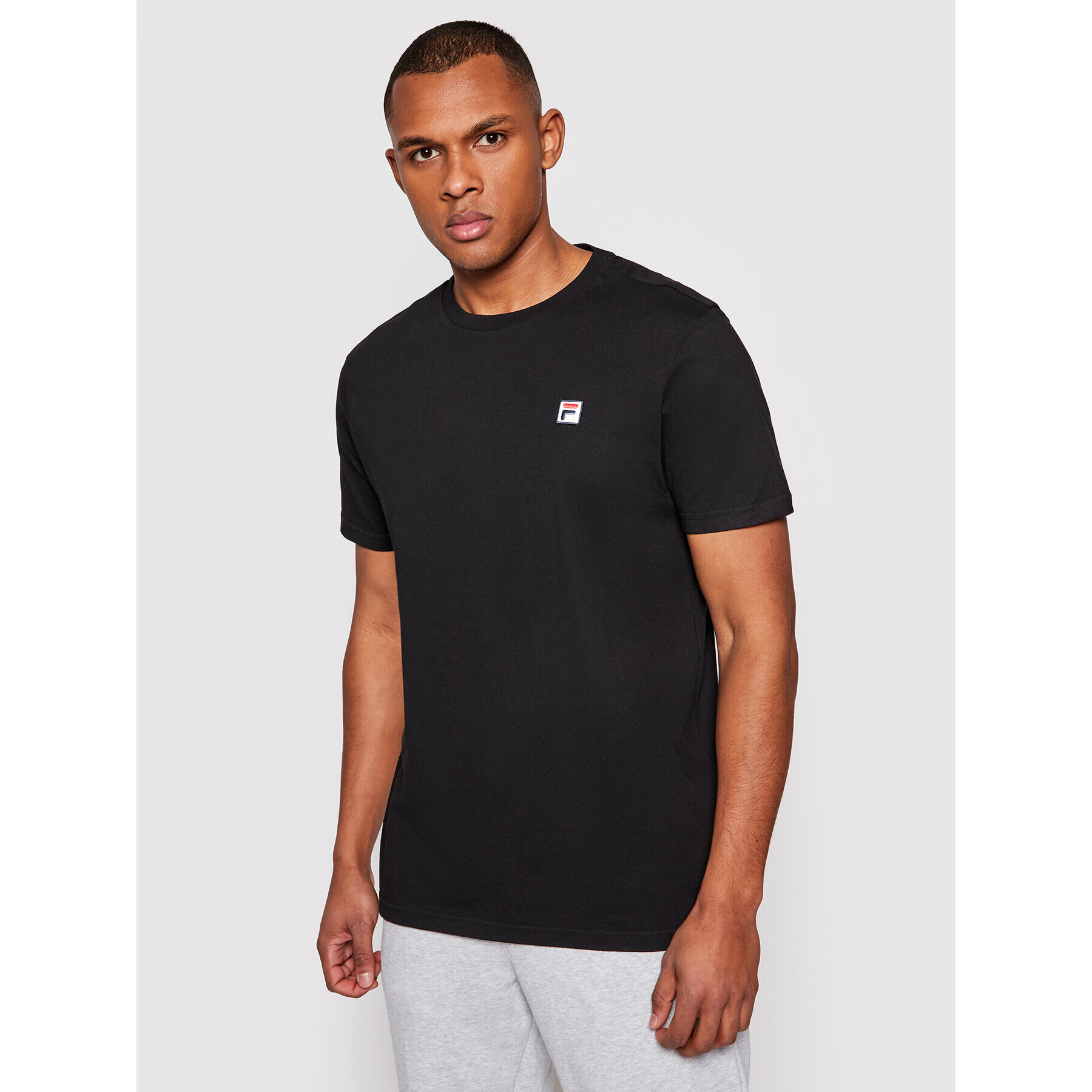 Fila Tricou Samuru 688567 Negru Regular Fit - Pled.ro