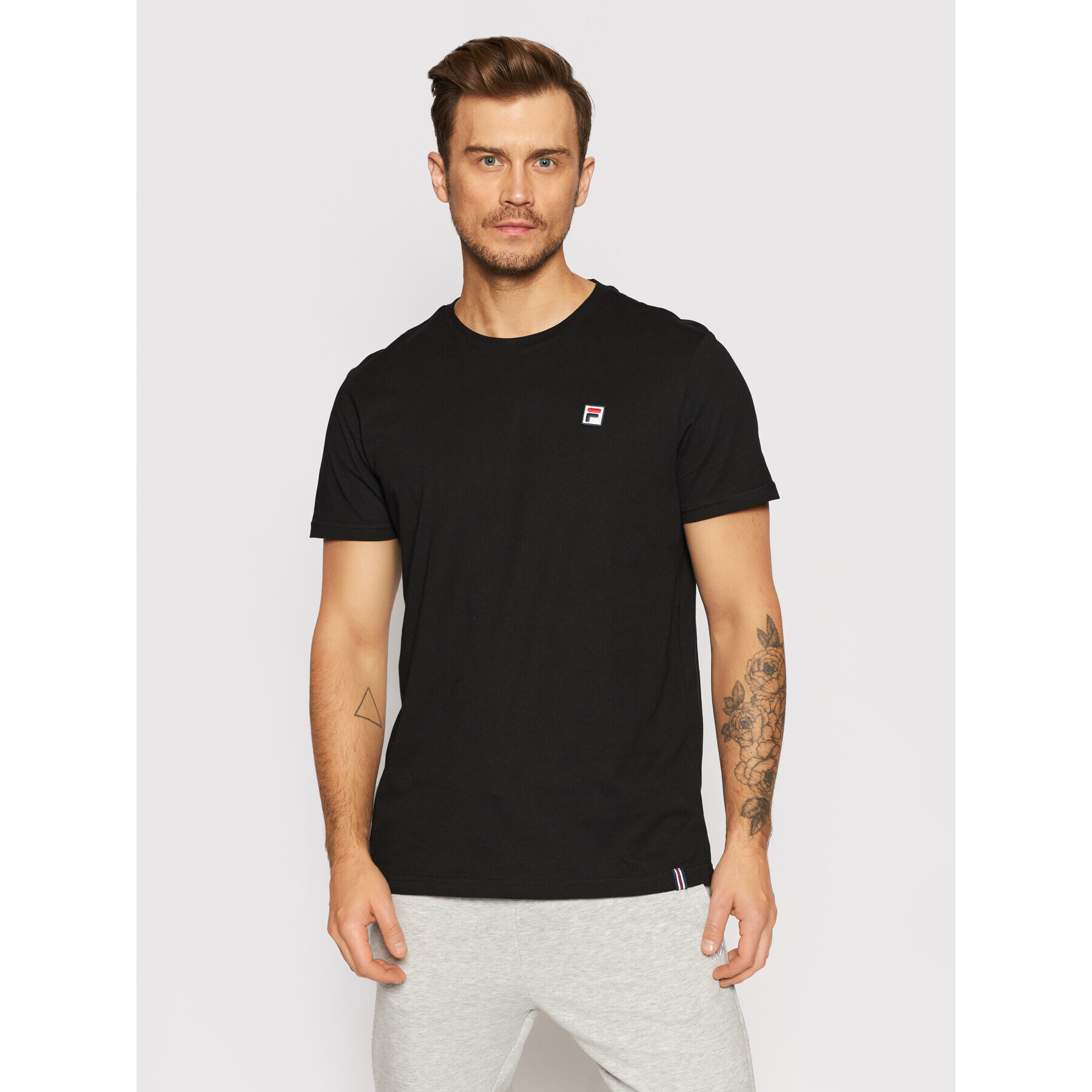 Fila Tricou Samuru 688977 Negru Regular Fit - Pled.ro