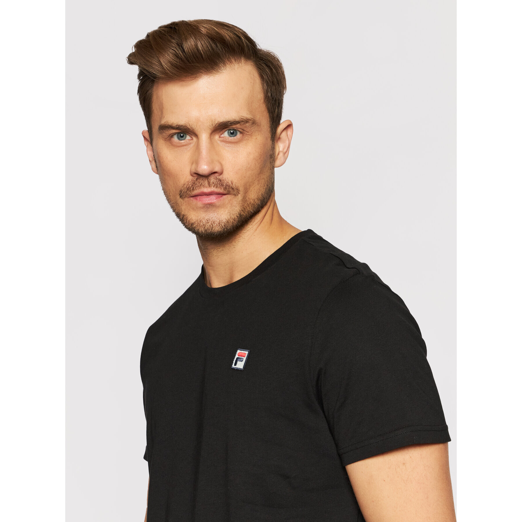 Fila Tricou Samuru 688977 Negru Regular Fit - Pled.ro