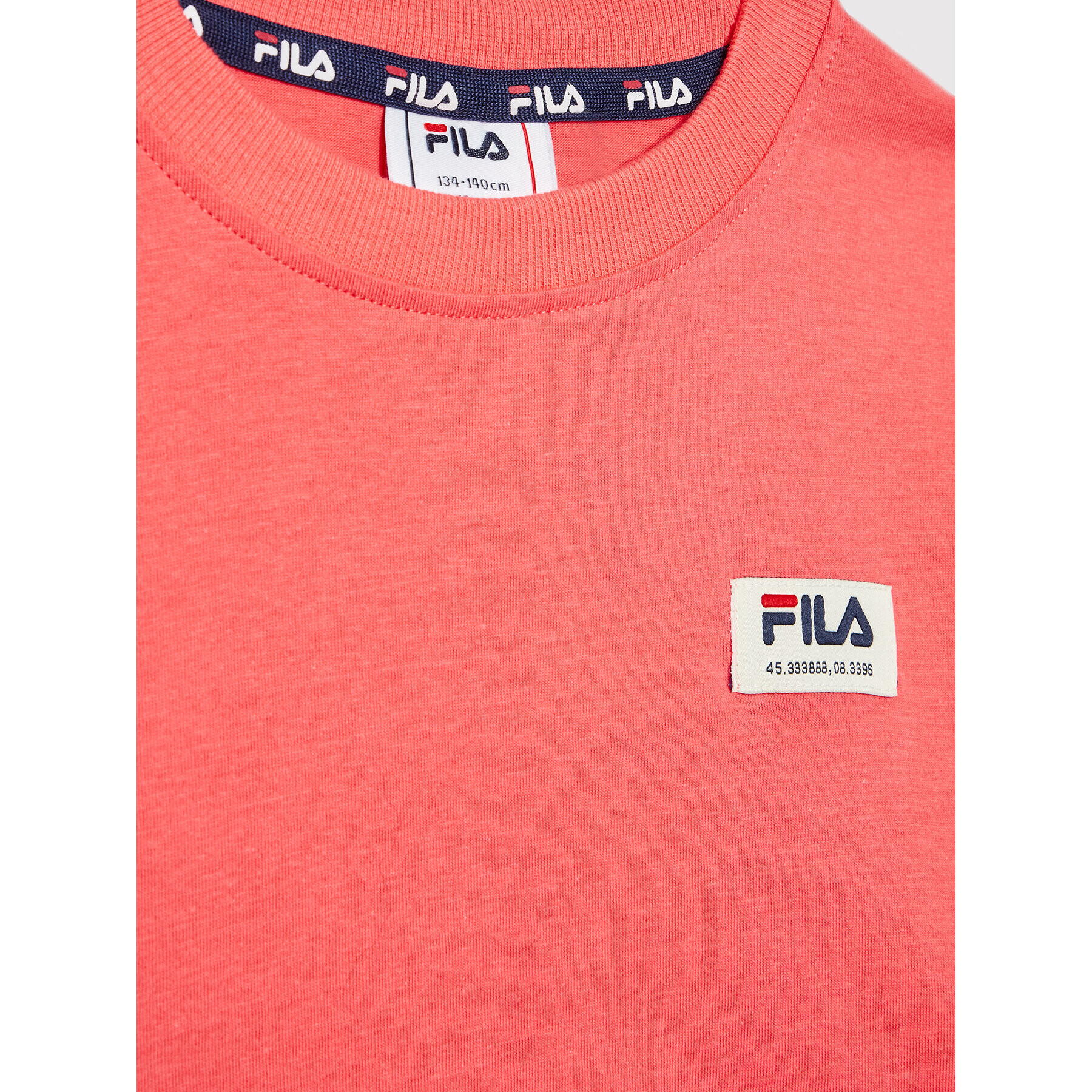 Fila Tricou Taipeh FAT0005 Portocaliu Cropped Fit - Pled.ro