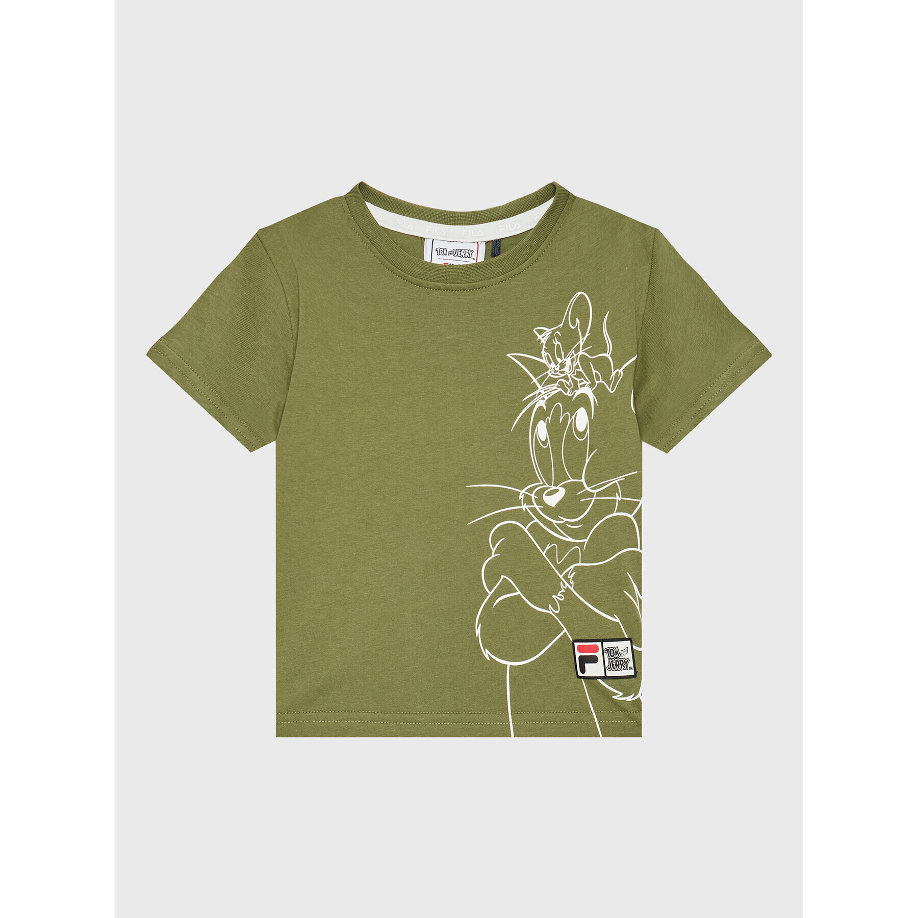 Fila Tricou Toyama 771204 Verde Relaxed Fit - Pled.ro