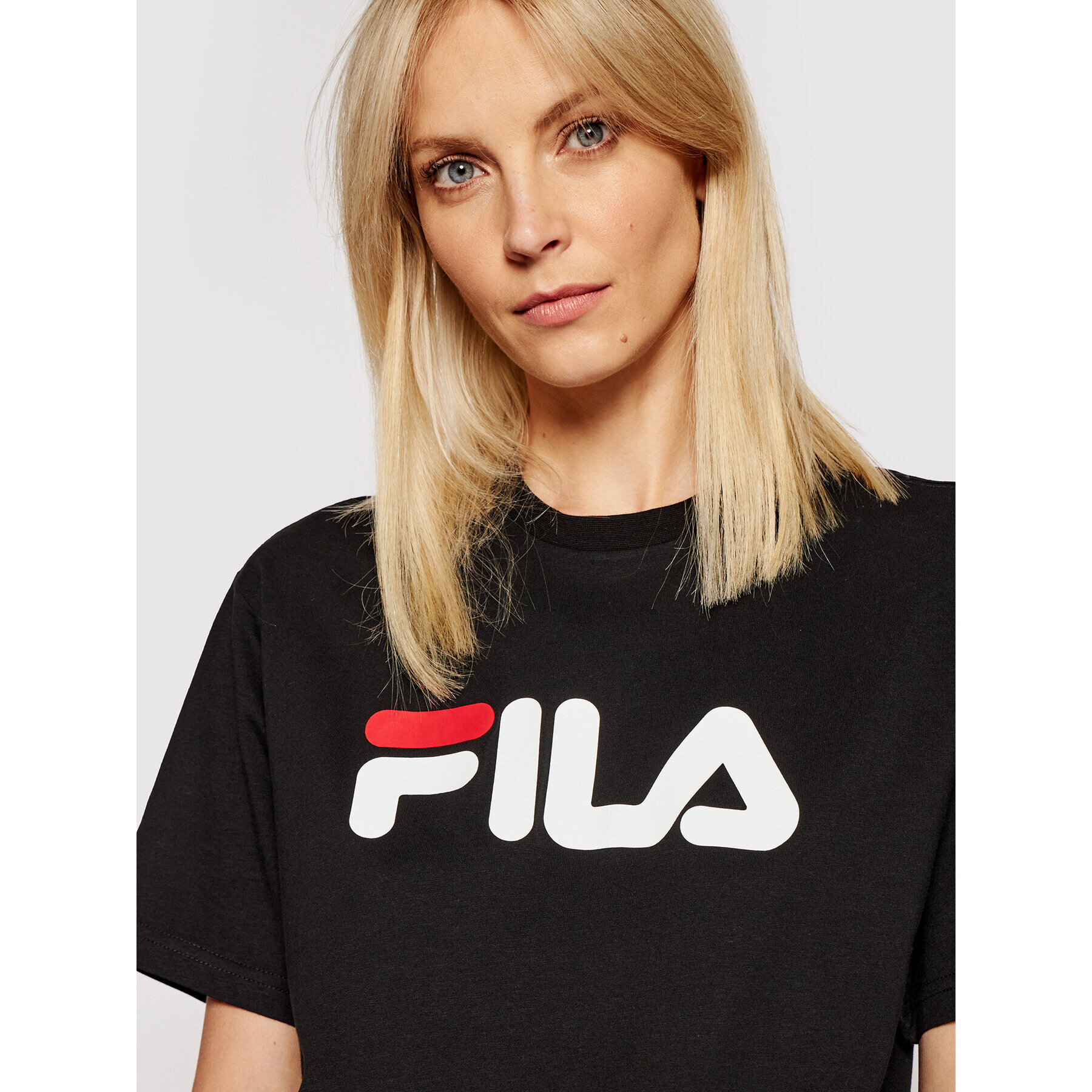 Fila Tricou Unisex 681093 Negru Regular Fit - Pled.ro