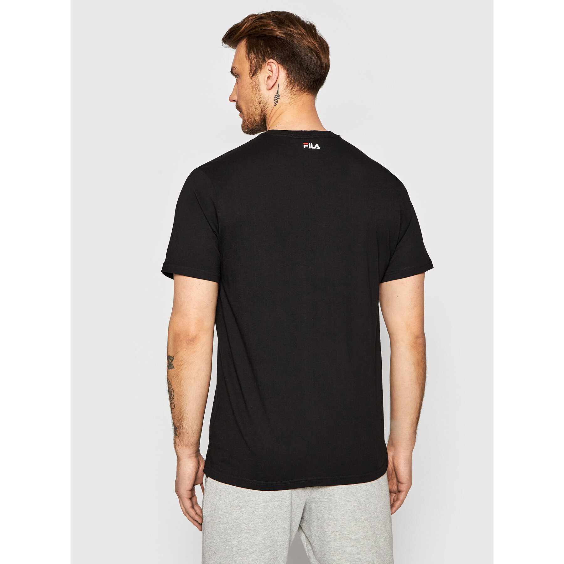 Fila Tricou Unisex 681093 Negru Regular Fit - Pled.ro