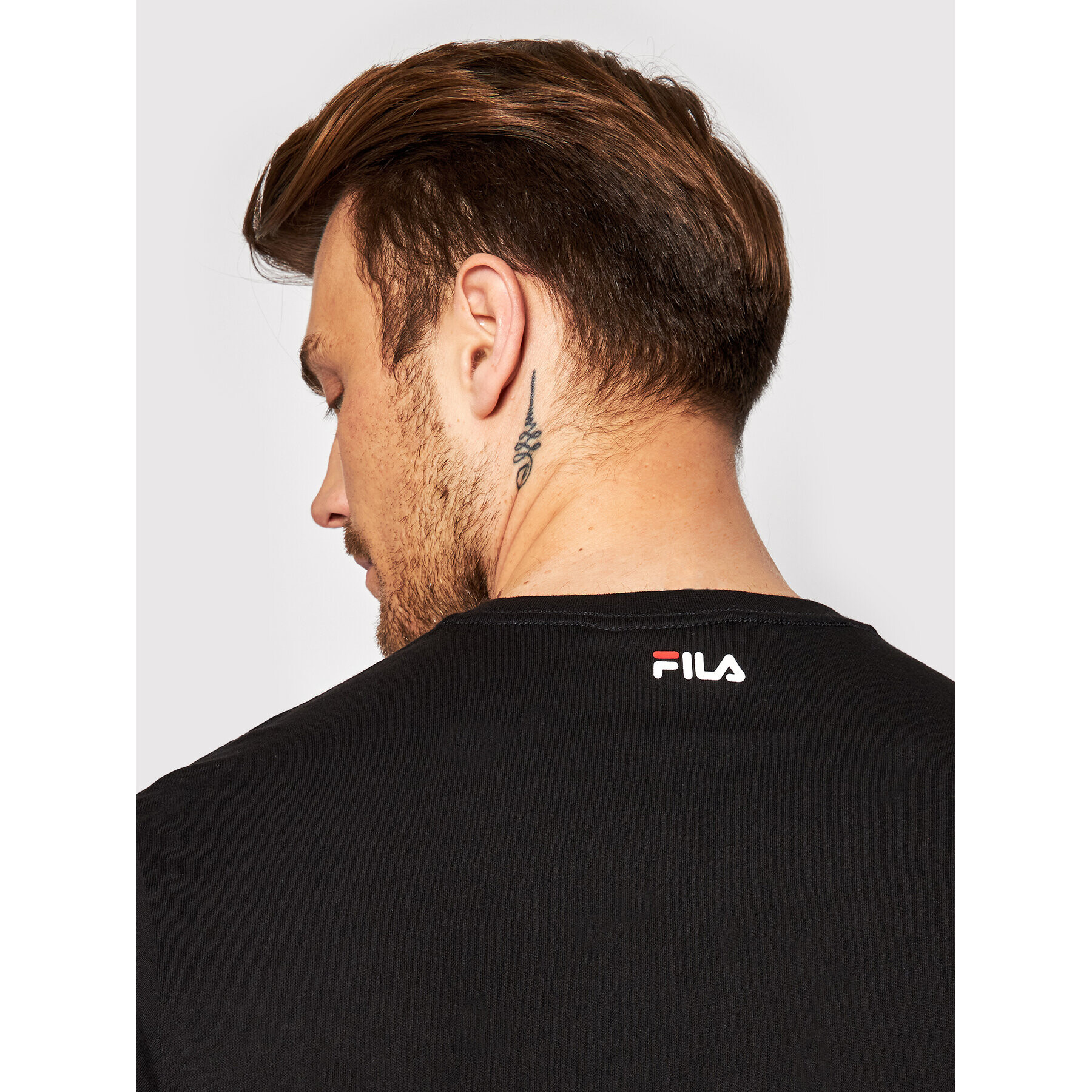 Fila Tricou Unisex 681093 Negru Regular Fit - Pled.ro