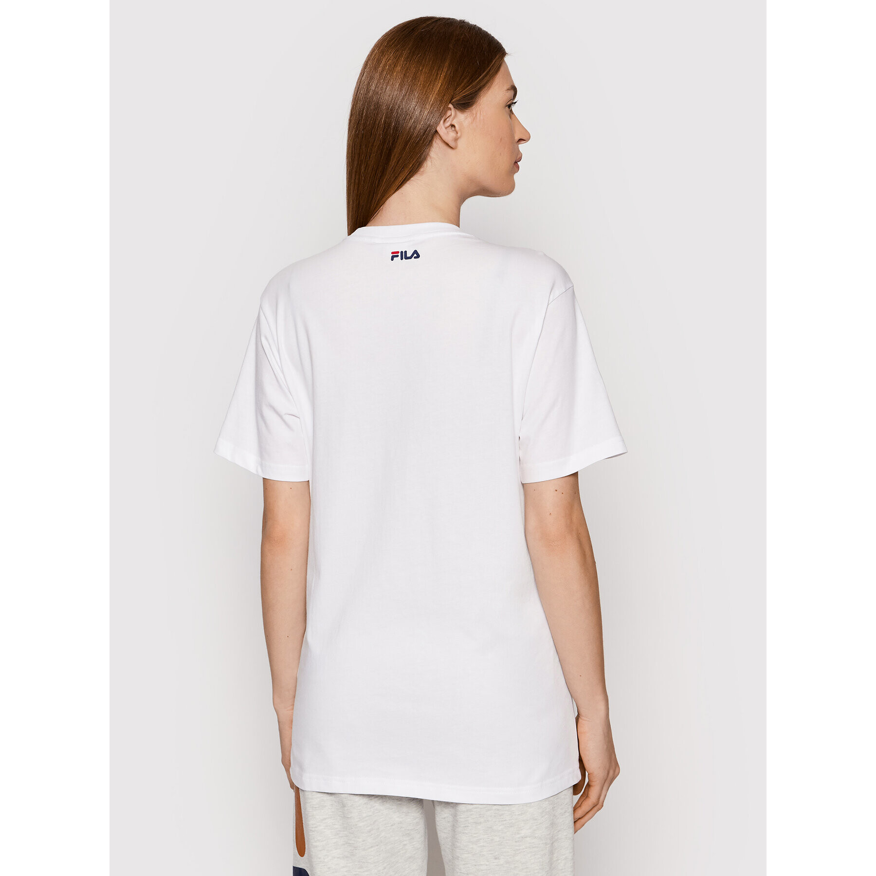 Fila Tricou Unisex Bellano FAU0067 Alb Regular Fit - Pled.ro