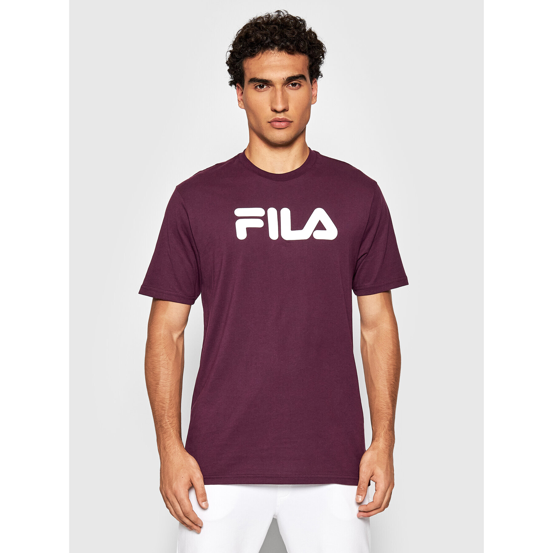 Fila Tricou Unisex Classic Pure 681093 Violet Regular Fit - Pled.ro