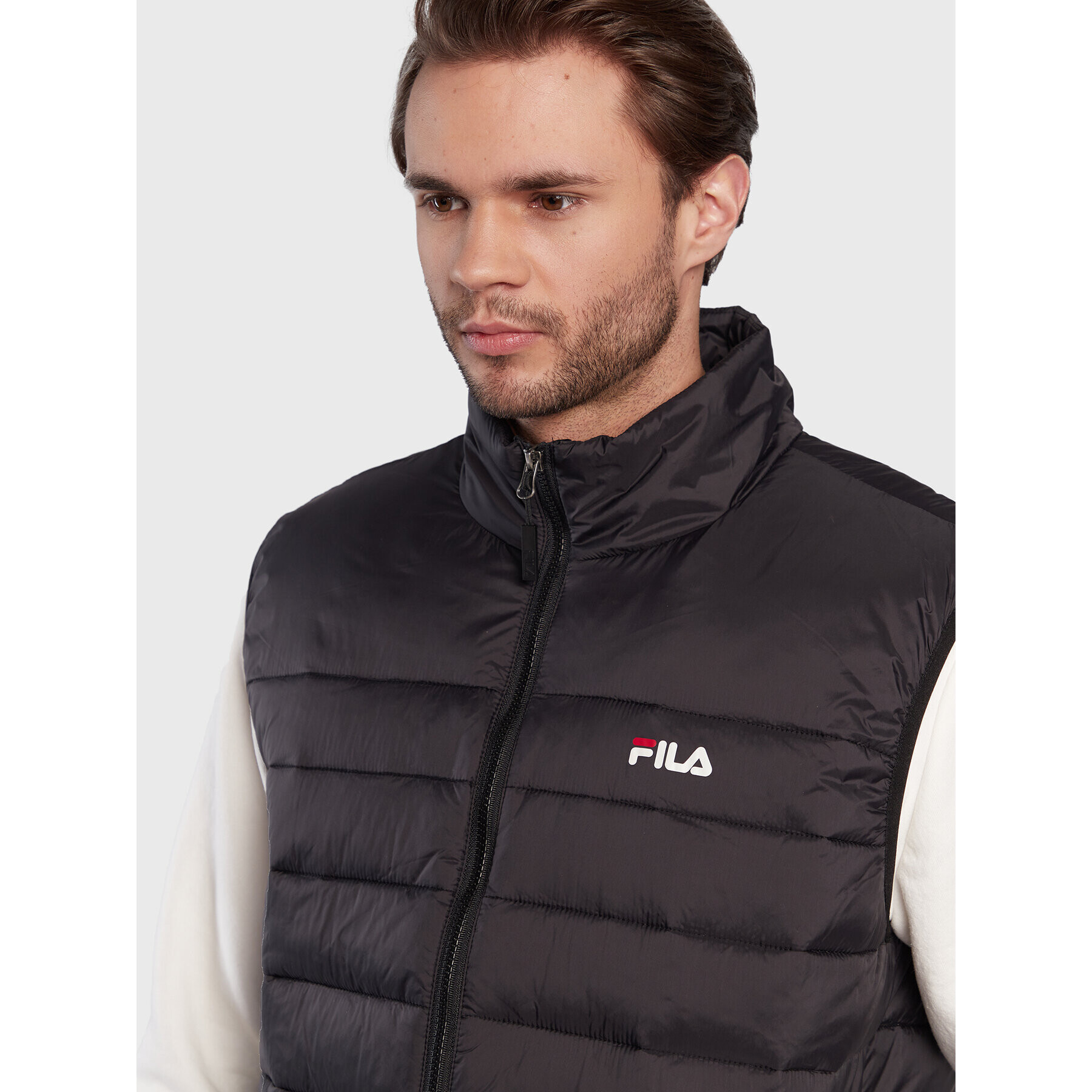 Fila Vestă Berglicht FAM0352 Negru Regular Fit - Pled.ro