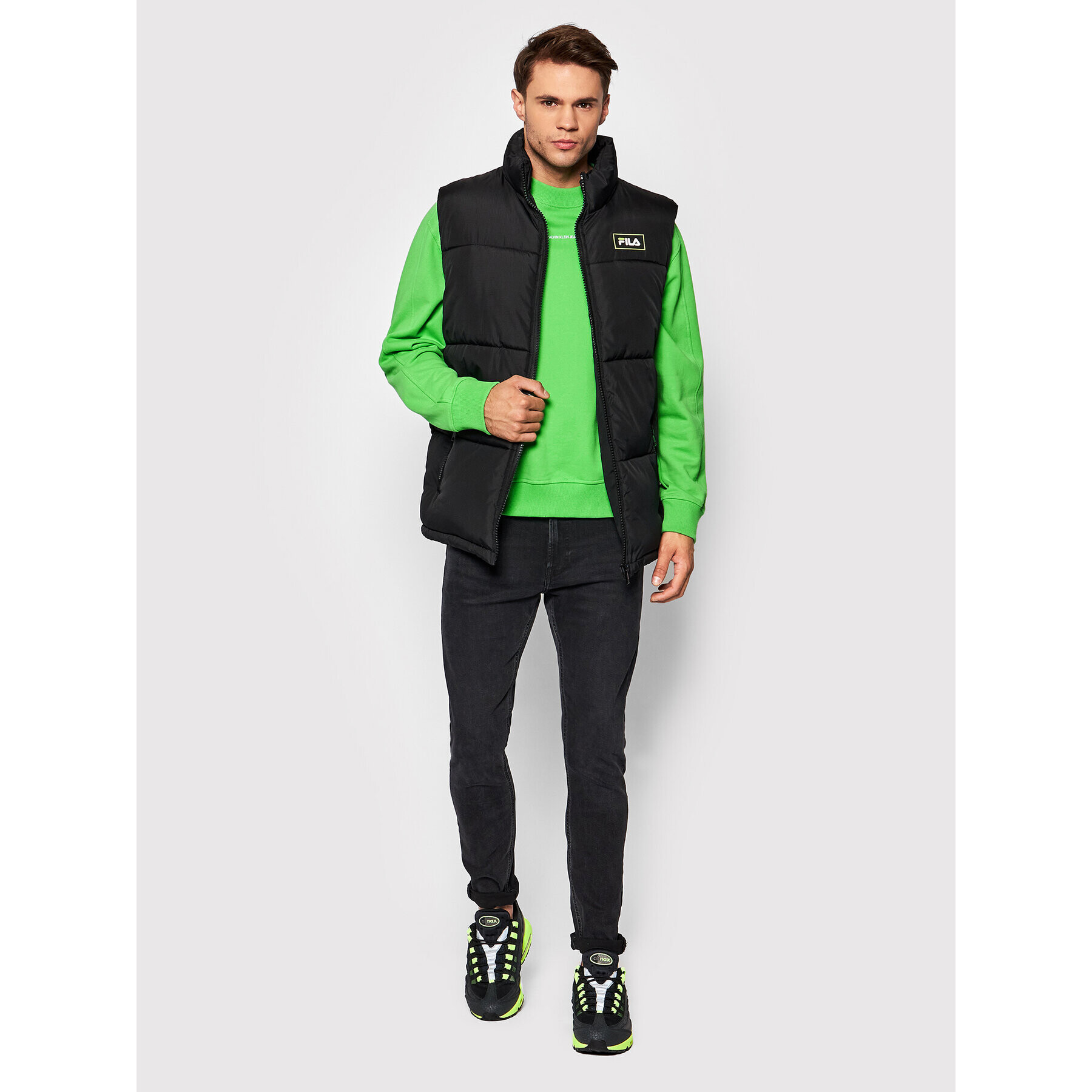 Fila Vestă Dik 689034 Negru Regular Fit - Pled.ro