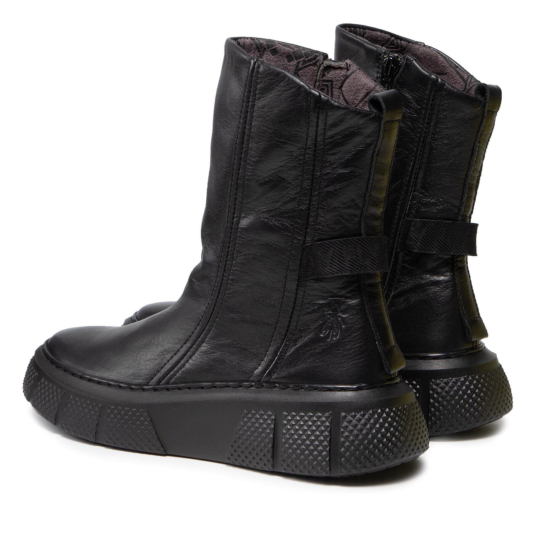 Fly London Botine Esenfly P601485000 Negru - Pled.ro