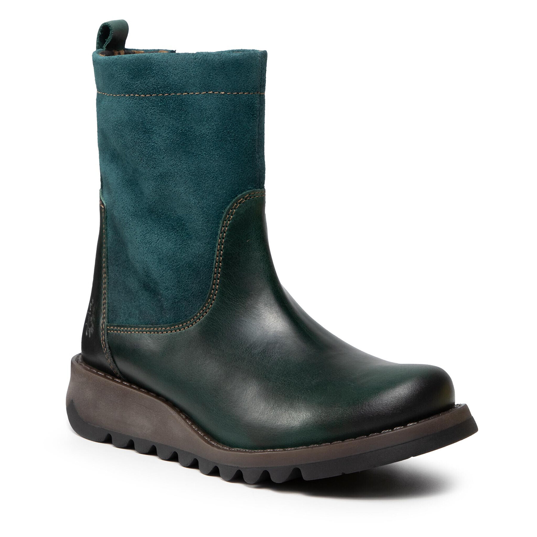 Fly London Botine Saukfly P144794002 Verde - Pled.ro