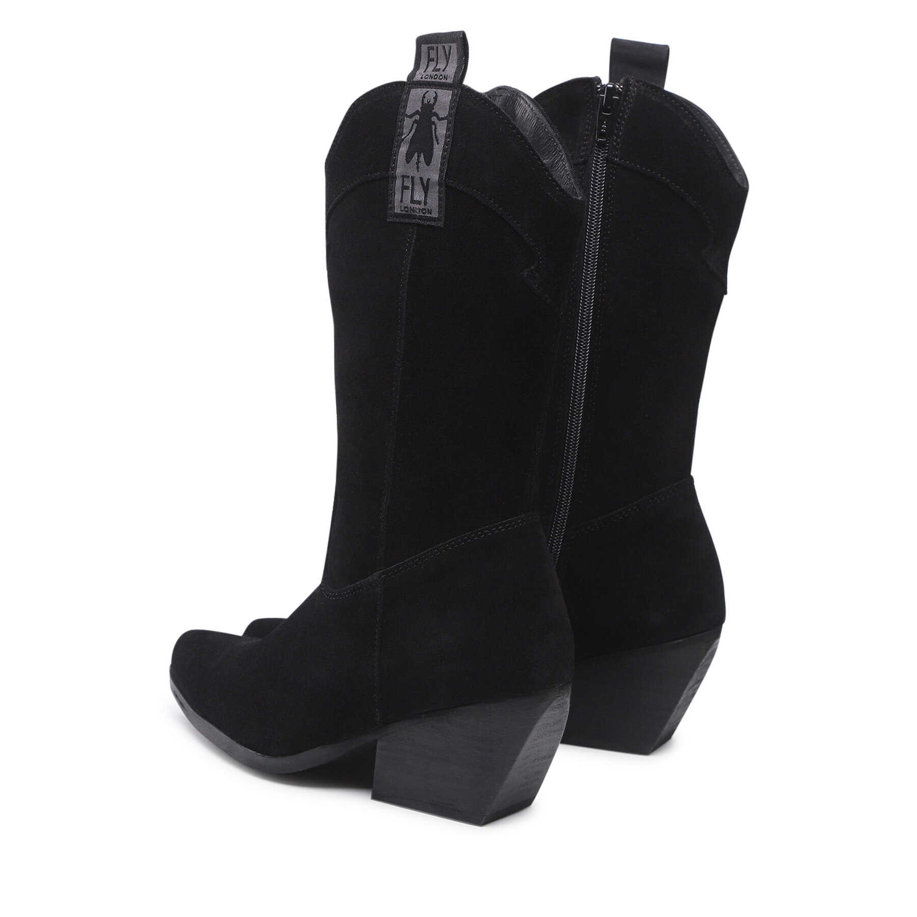 Fly London Botine Tekefly P144906000 Negru - Pled.ro