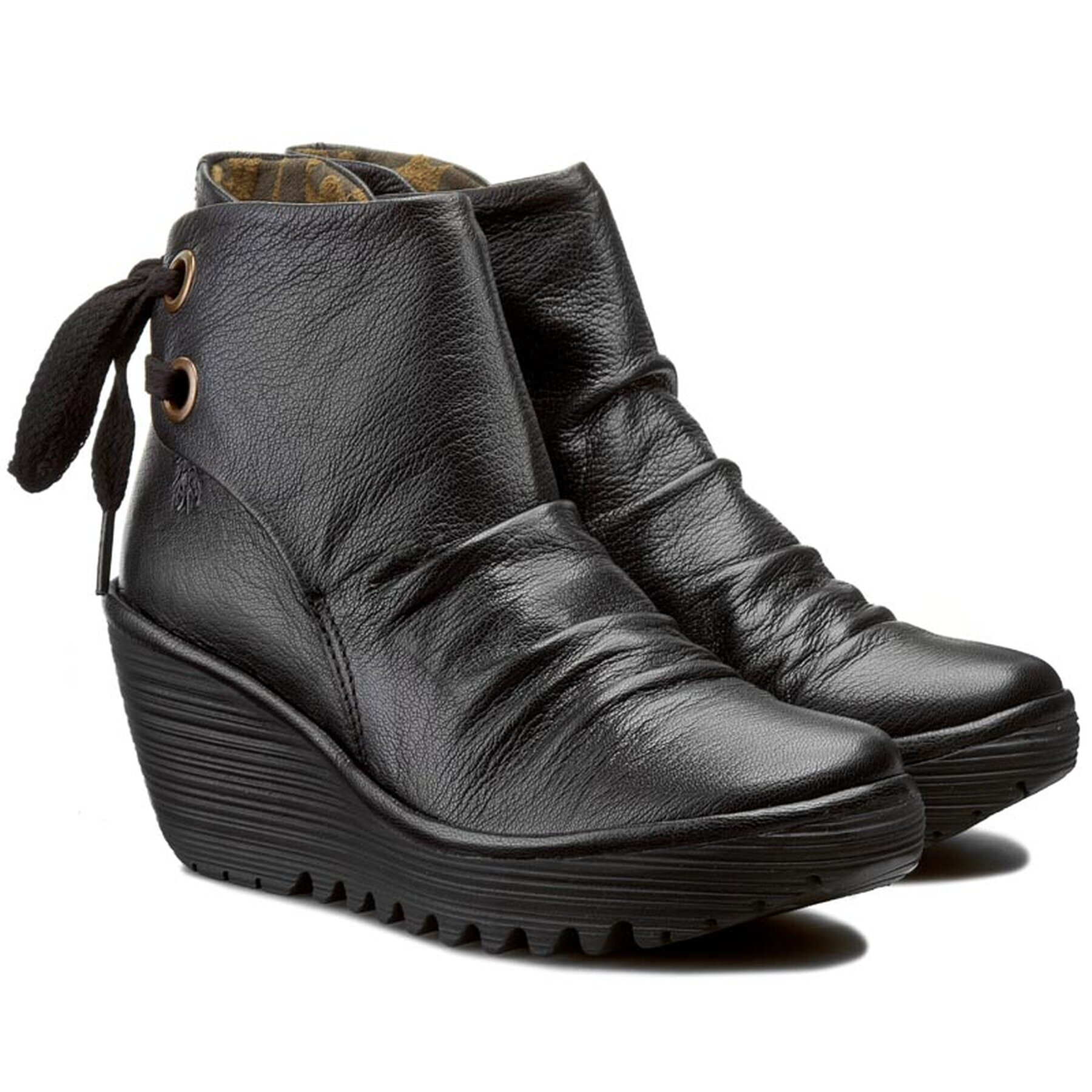 Fly London Botine Yama P500326033 Negru - Pled.ro