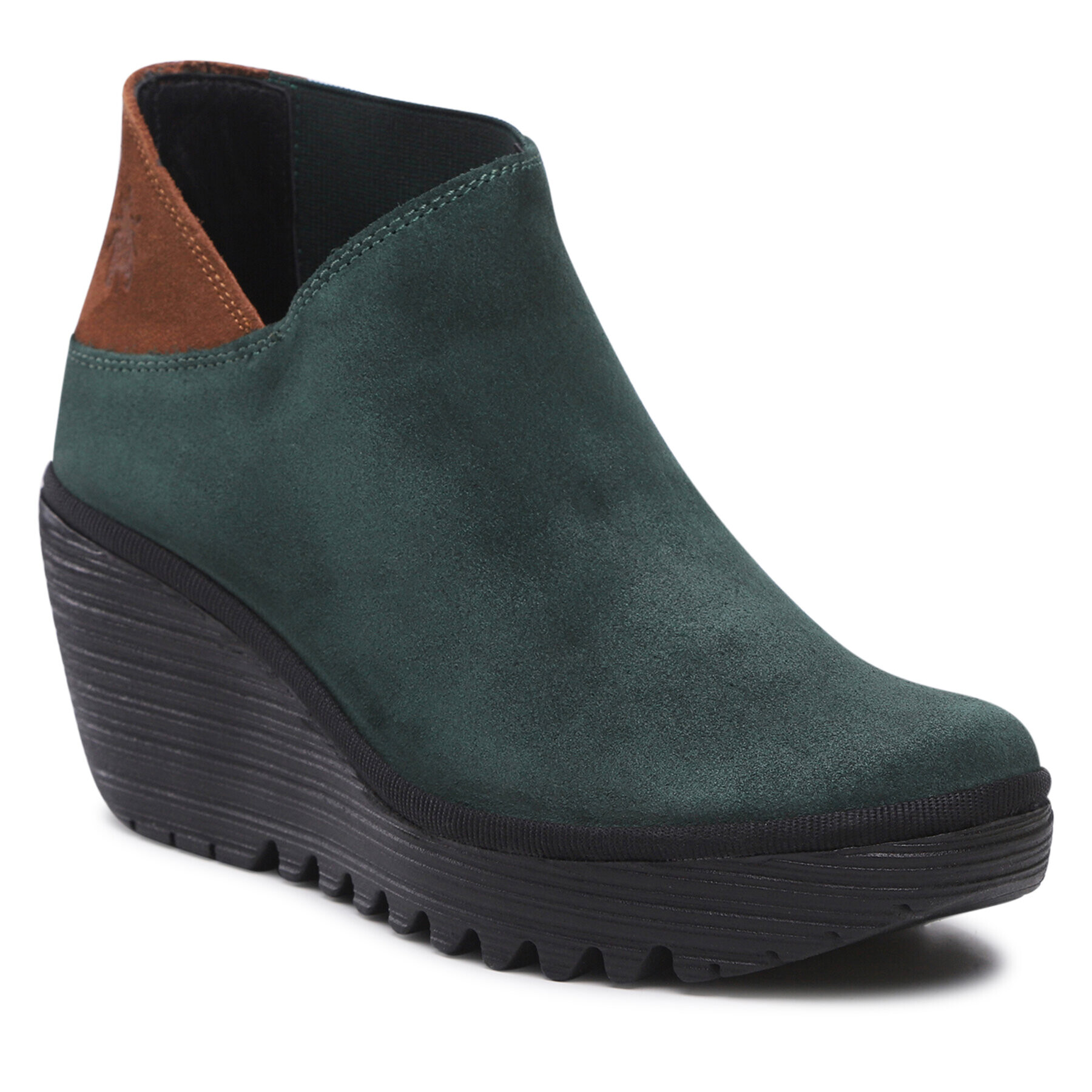 Fly London Botine Yegofly P501400005 Verde - Pled.ro