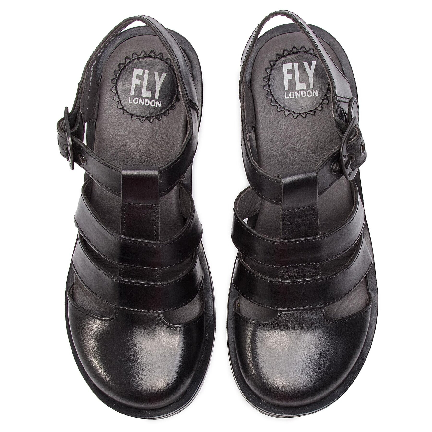 Fly London Sandale Cahyfly P144195000 Negru - Pled.ro