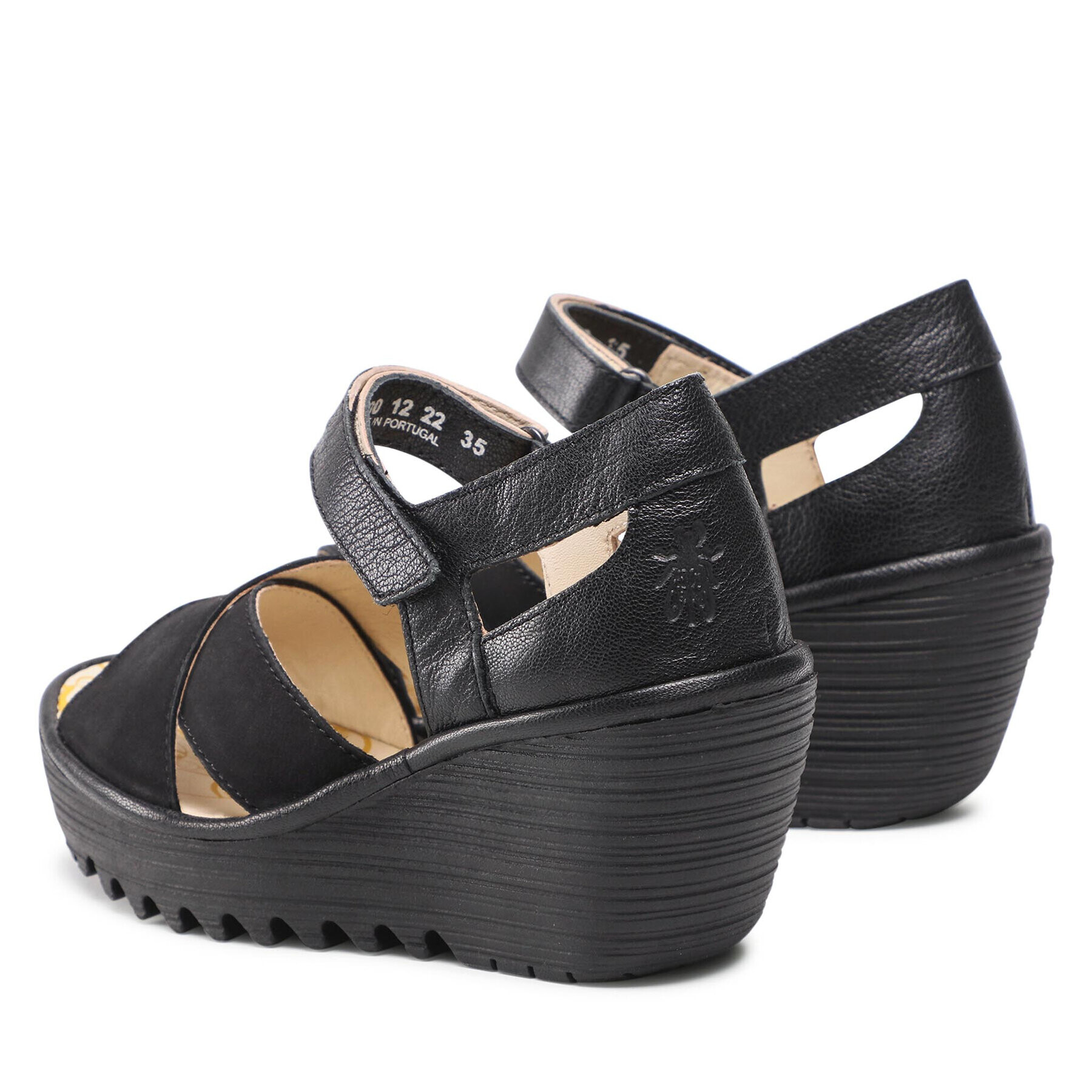 Fly London Sandale Yentfly P501365000 Negru - Pled.ro