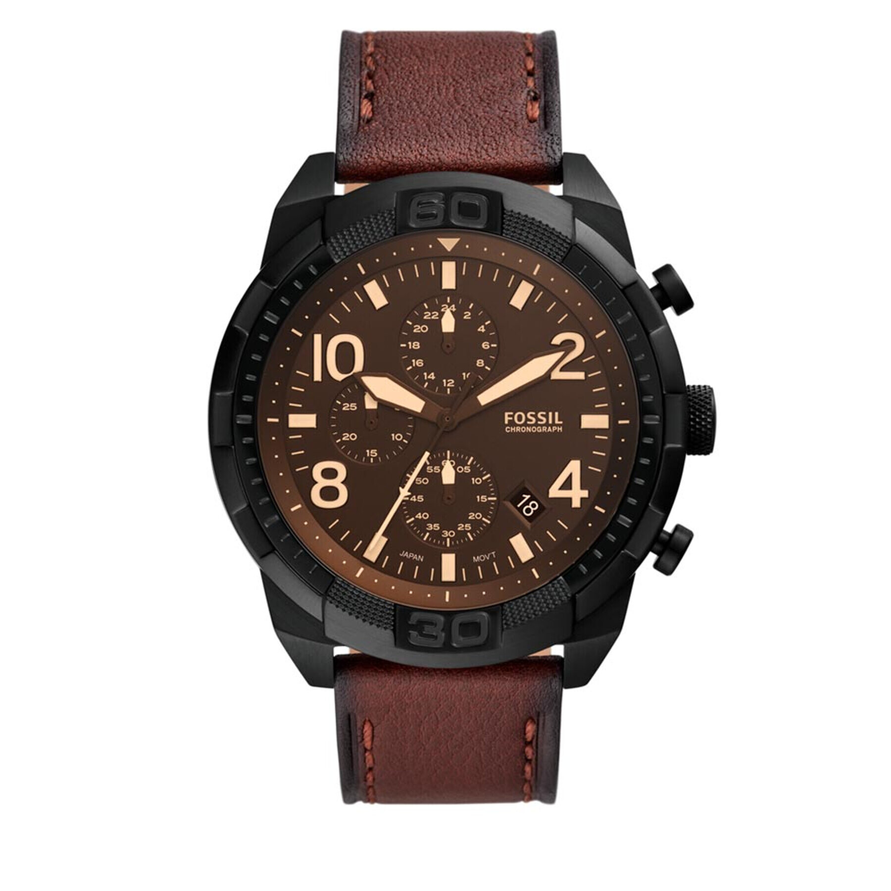 Fossil Ceas Bronson Chronograph FS5875 Maro - Pled.ro