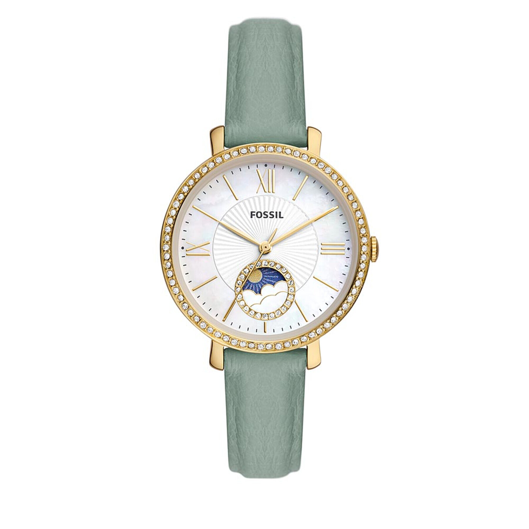 Fossil Ceas Jacqeline Multifunction ES5168 Verde - Pled.ro