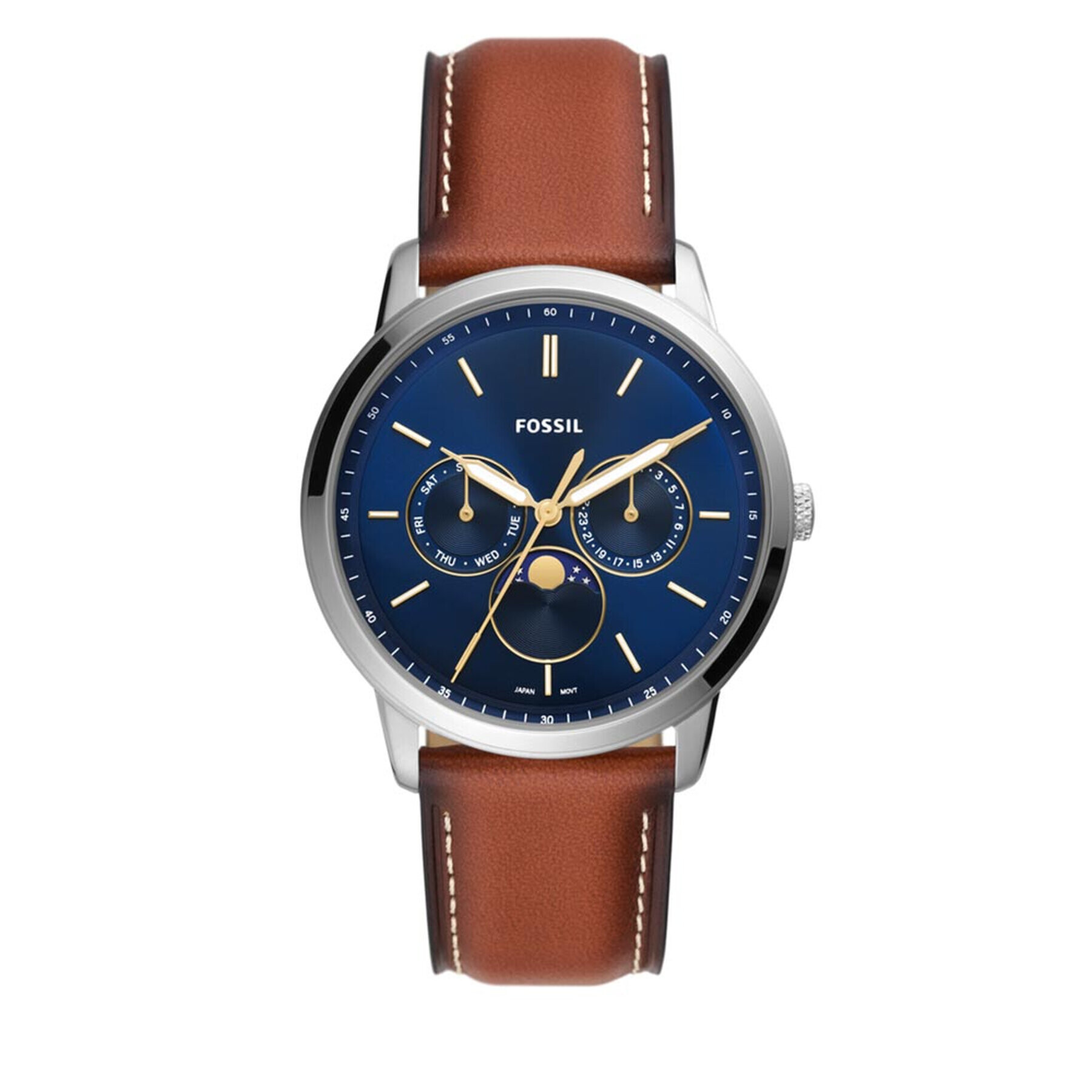 Fossil Ceas Neutra Multi Moonphase FS5903 Maro - Pled.ro