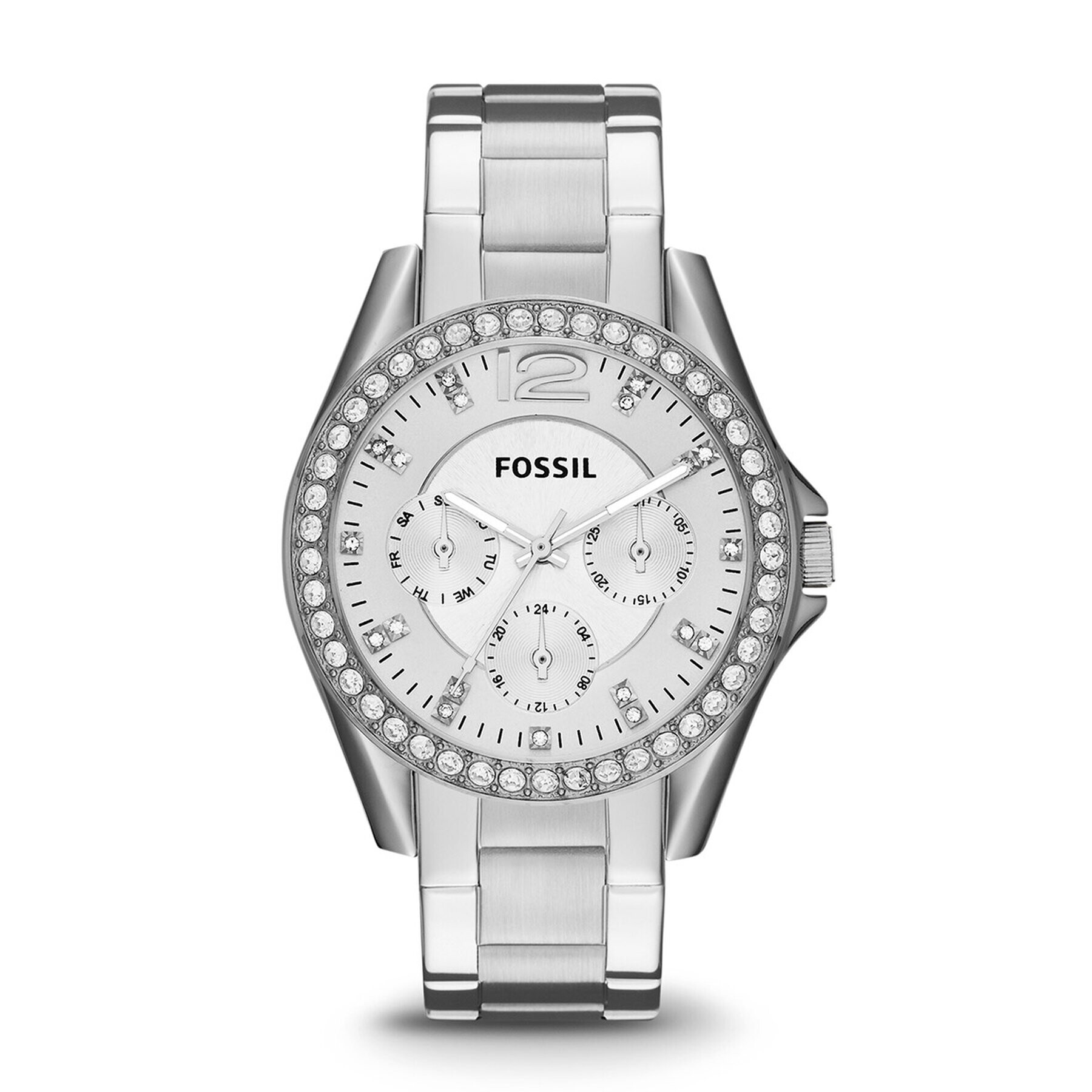 Fossil Ceas Riley ES3202 Argintiu - Pled.ro