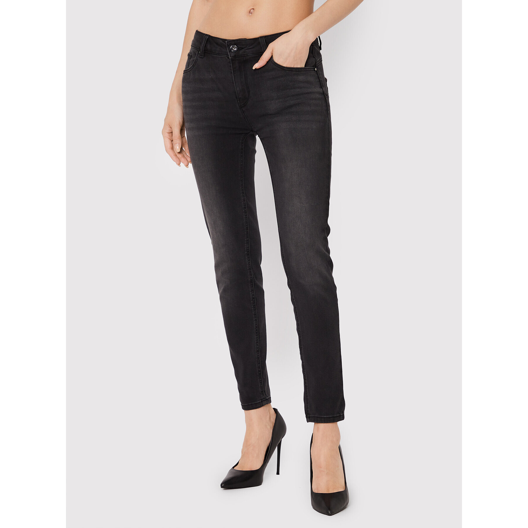 Fracomina Blugi FP22WV8037D40201 Gri Skinny Fit - Pled.ro