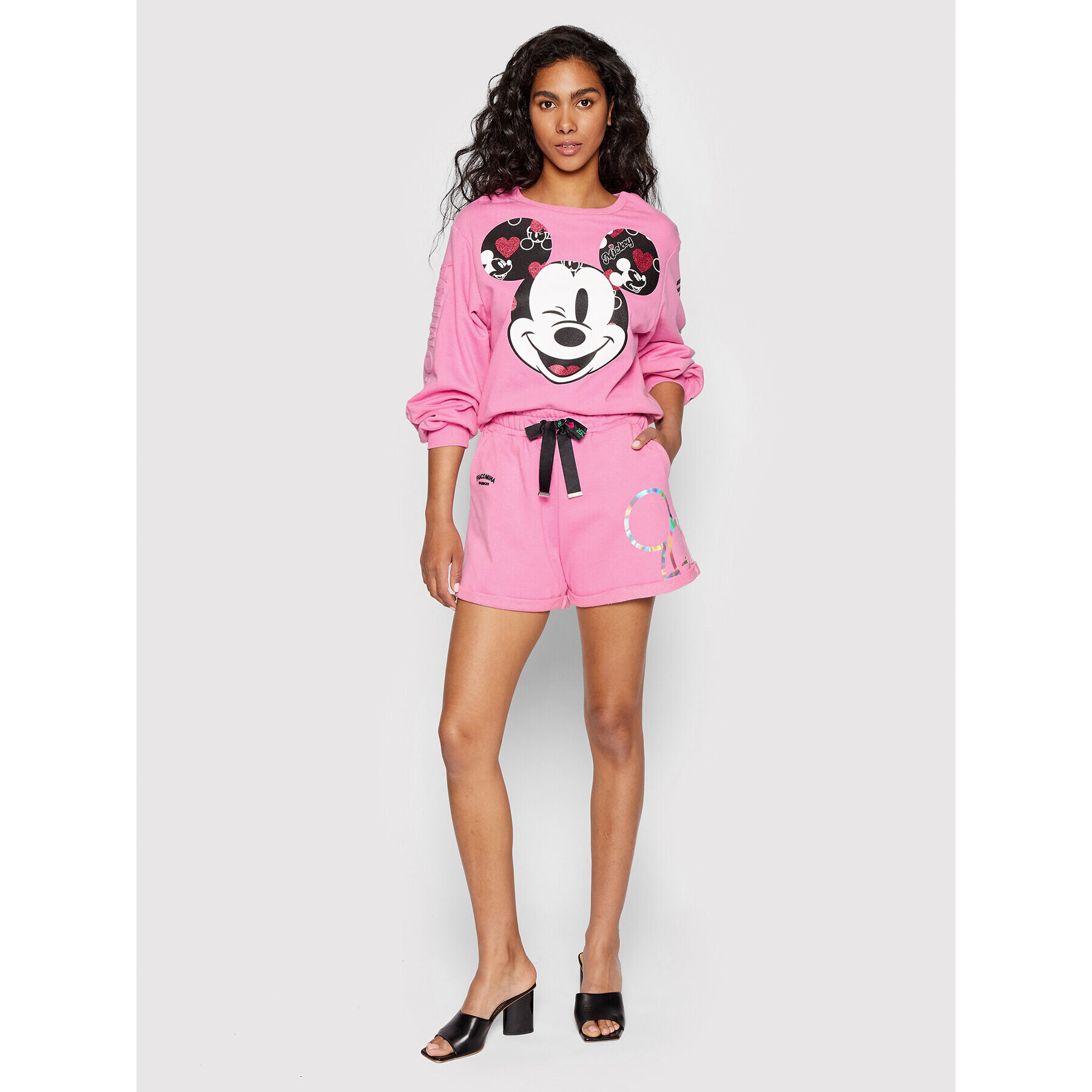 Fracomina Bluză DISNEY FD22ST9052F409N5 Roz Over Fit - Pled.ro