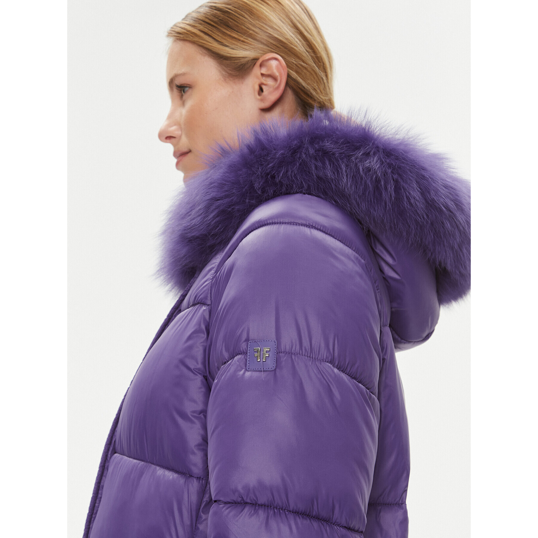 Fracomina Geacă din puf FJ23WC3001O42301 Violet Regular Fit - Pled.ro