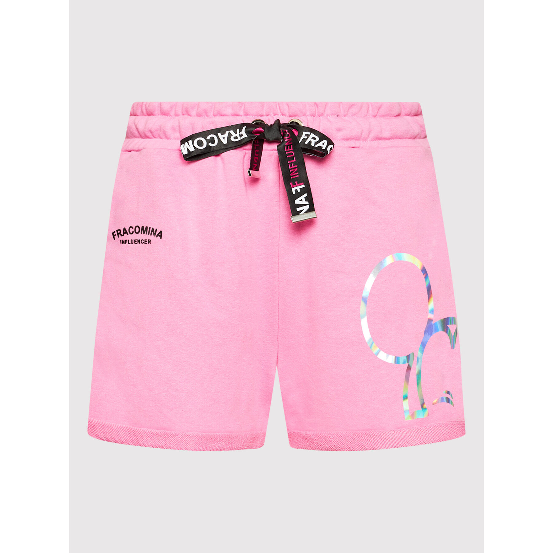 Fracomina Pantaloni scurți sport DISNEY FD22SV6051F409N5 Roz Regular Fit - Pled.ro