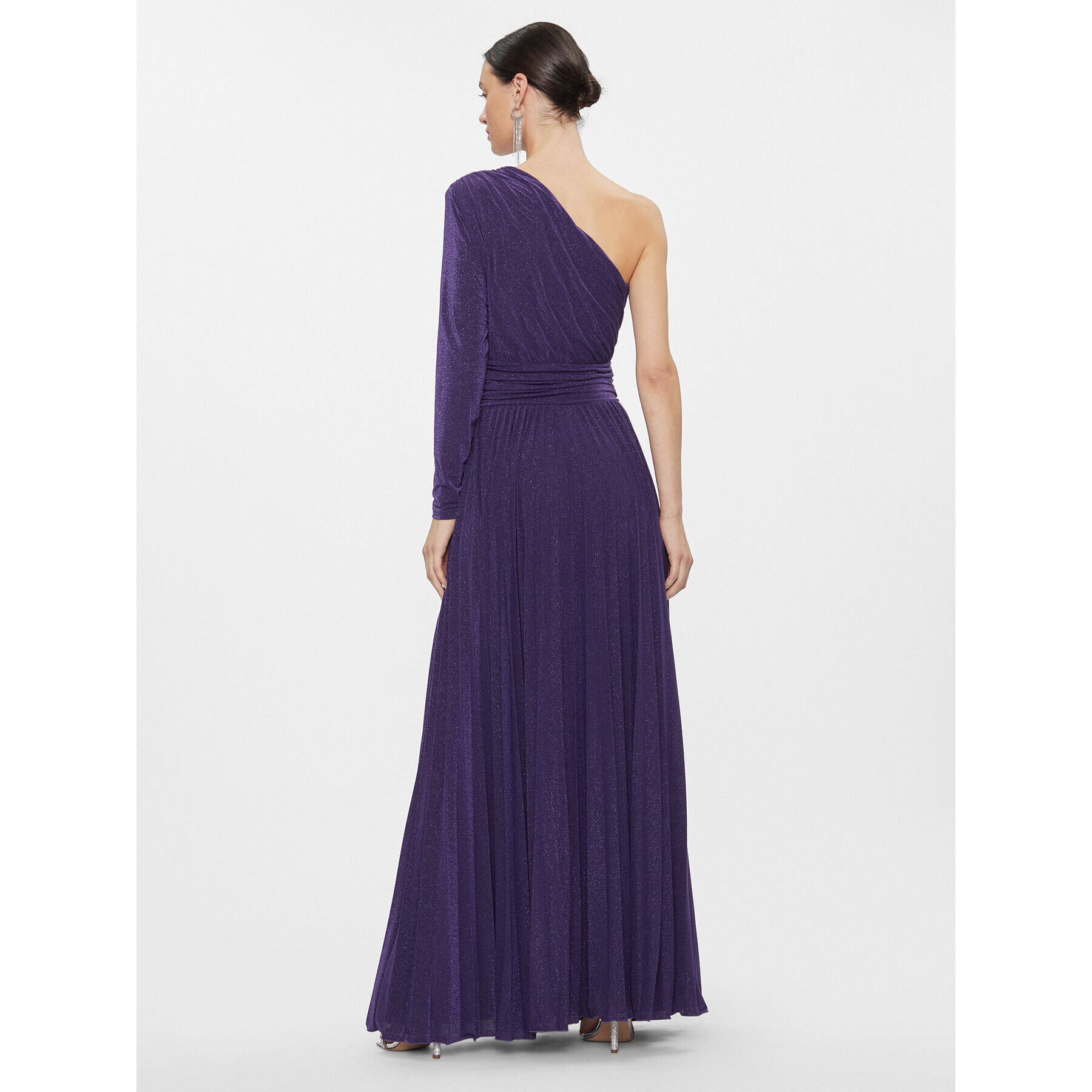 Fracomina Rochie de seară FQ23WD3011W576Q7 Violet Slim Fit - Pled.ro