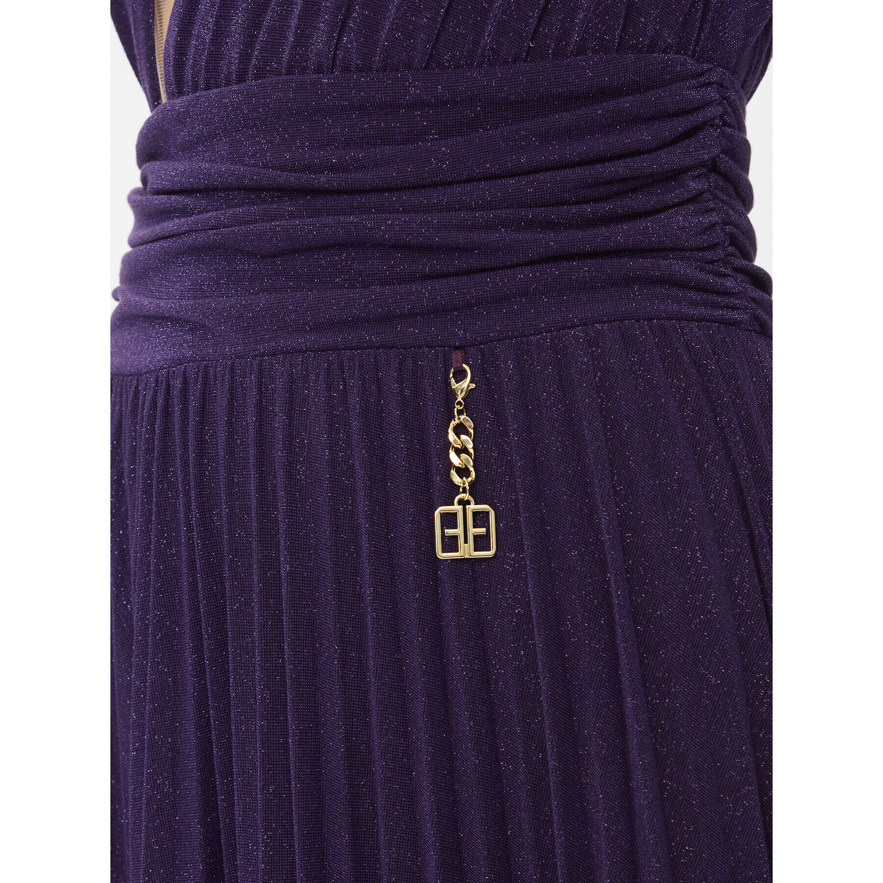 Fracomina Rochie de seară FQ23WD3011W576Q7 Violet Slim Fit - Pled.ro