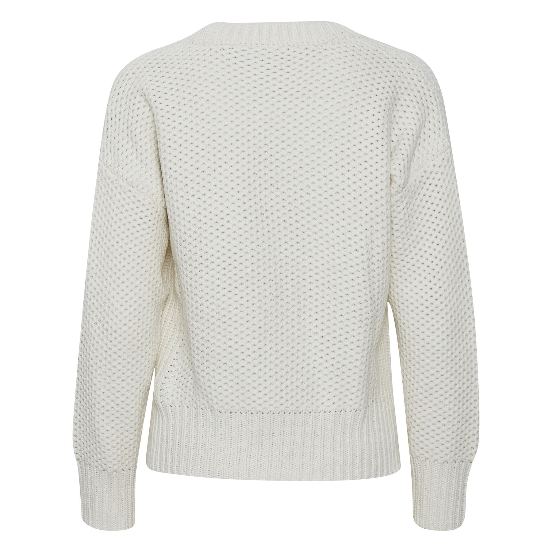 Fransa Cardigan 20611727 Écru Regular Fit - Pled.ro