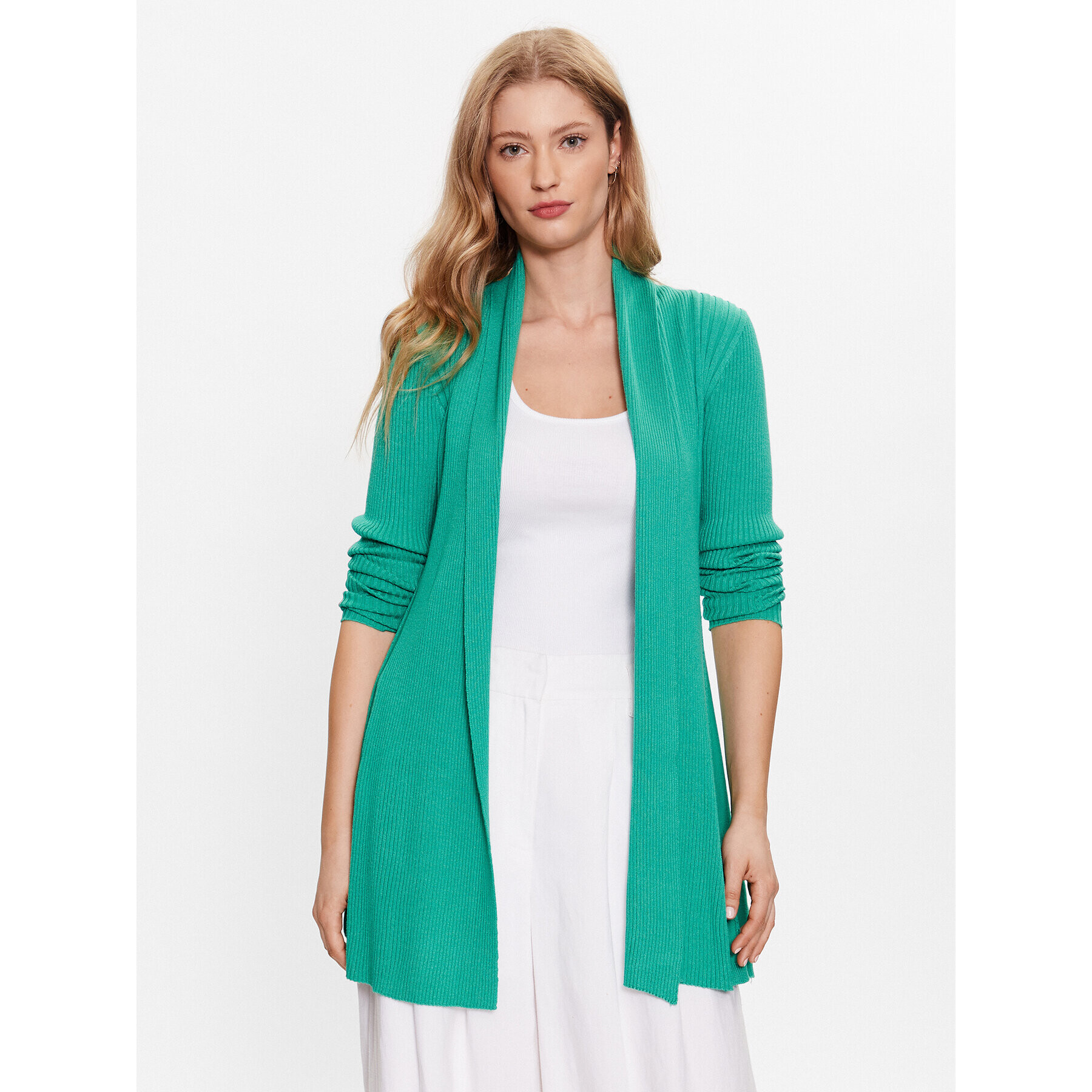 Fransa Cardigan 600778 Verde Regular Fit - Pled.ro