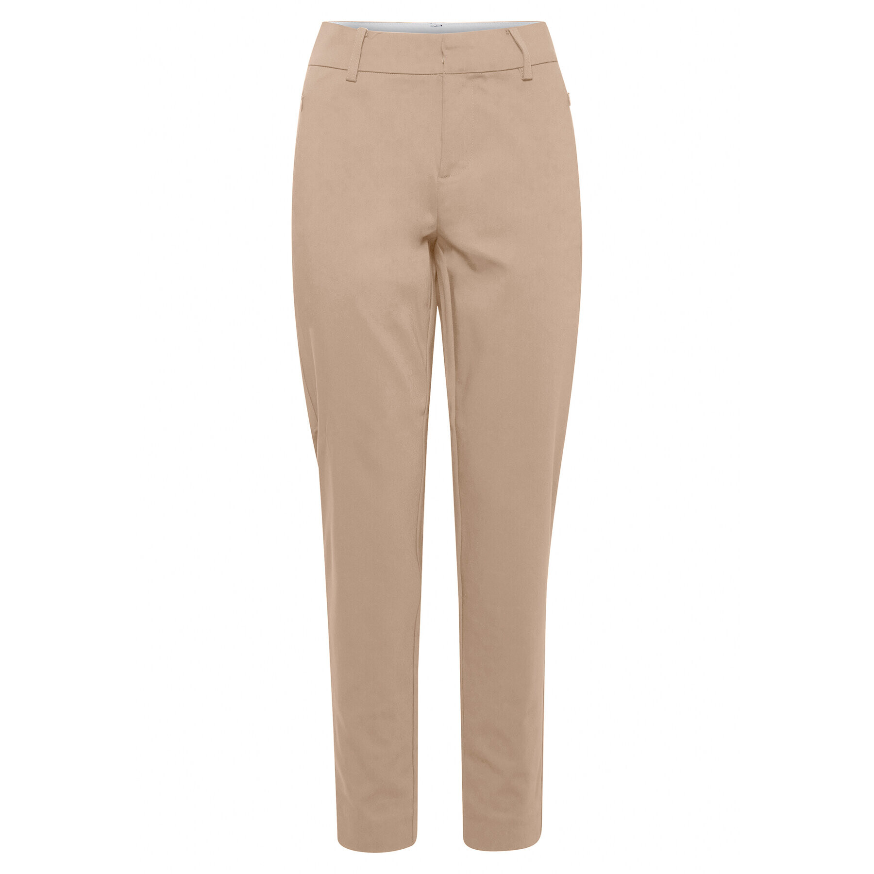 Fransa Pantaloni chino 20610983 Bej Curvy Fit - Pled.ro