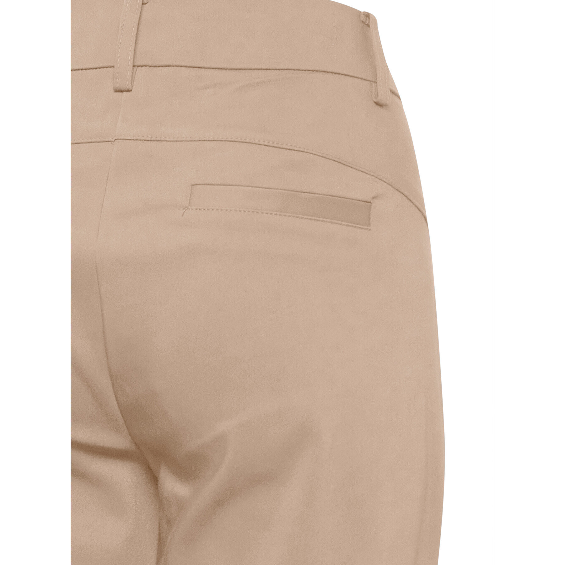 Fransa Pantaloni chino 20610983 Bej Curvy Fit - Pled.ro