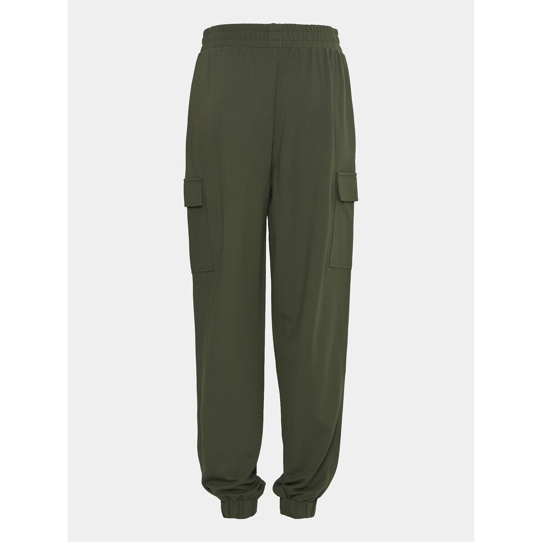 Fransa Pantaloni din material 20612726 Verde Regular Fit - Pled.ro