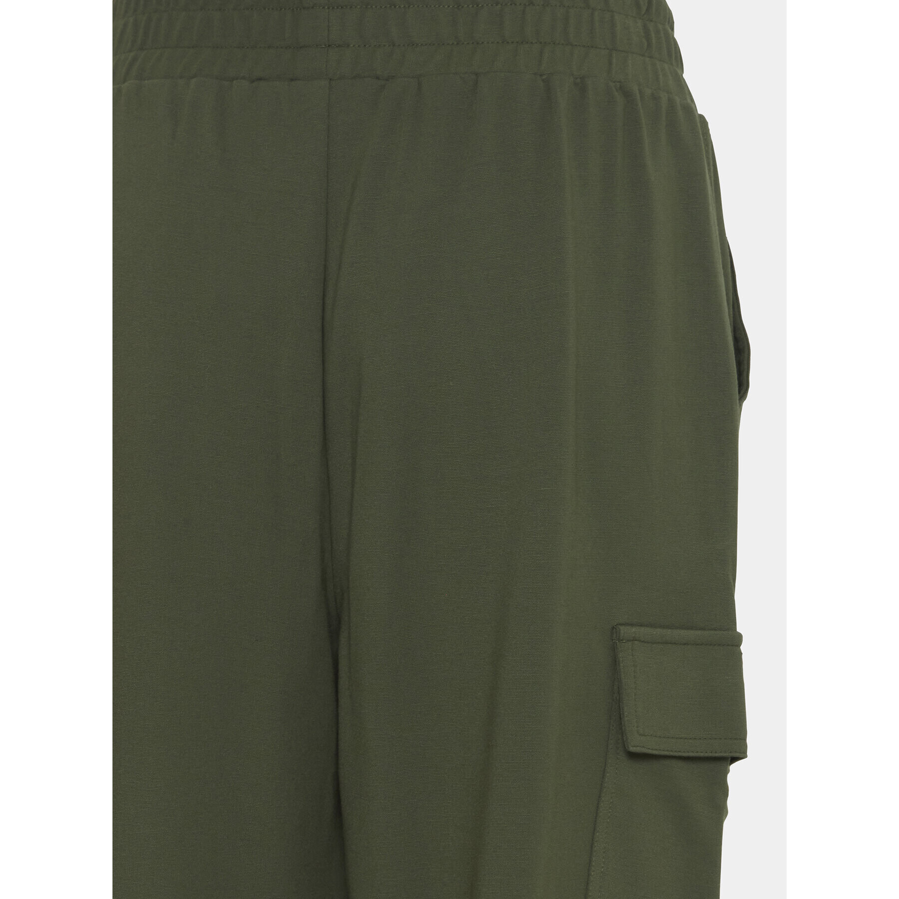 Fransa Pantaloni din material 20612726 Verde Regular Fit - Pled.ro